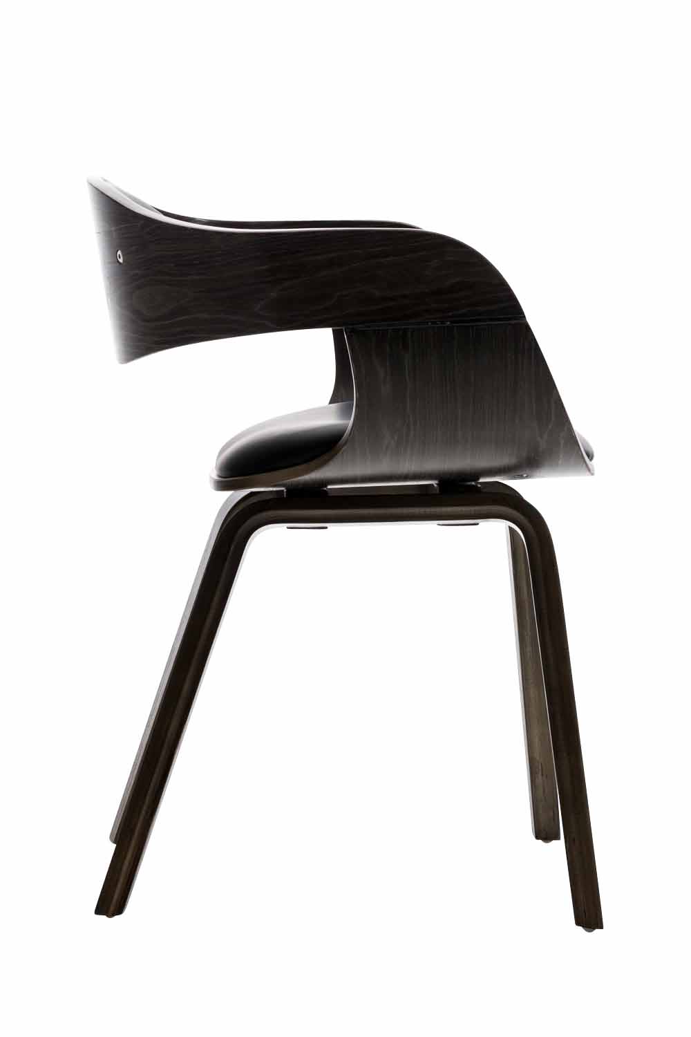 Chaise retro Kingston en similicuir