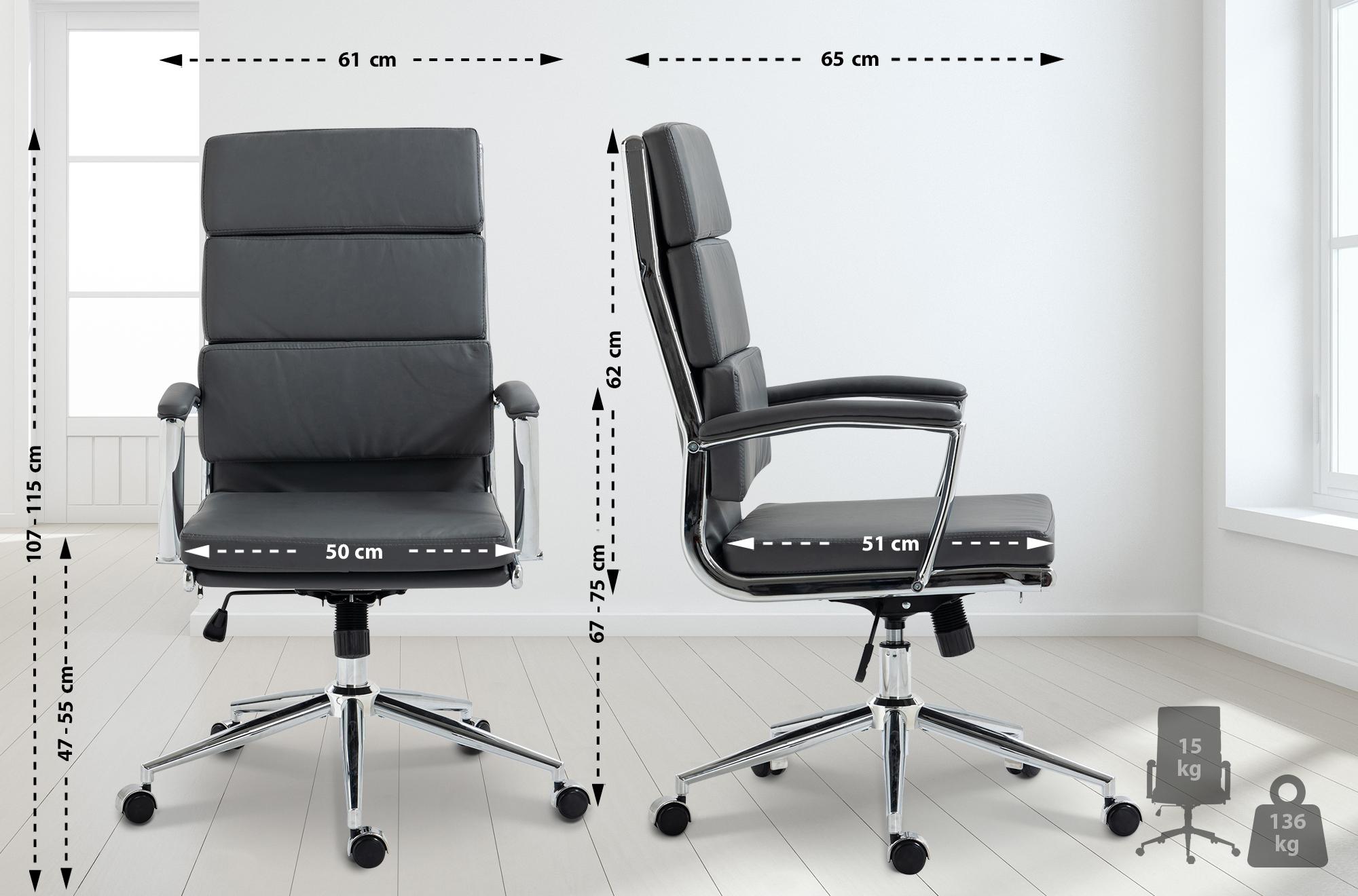 Chaise de bureau Cleveland