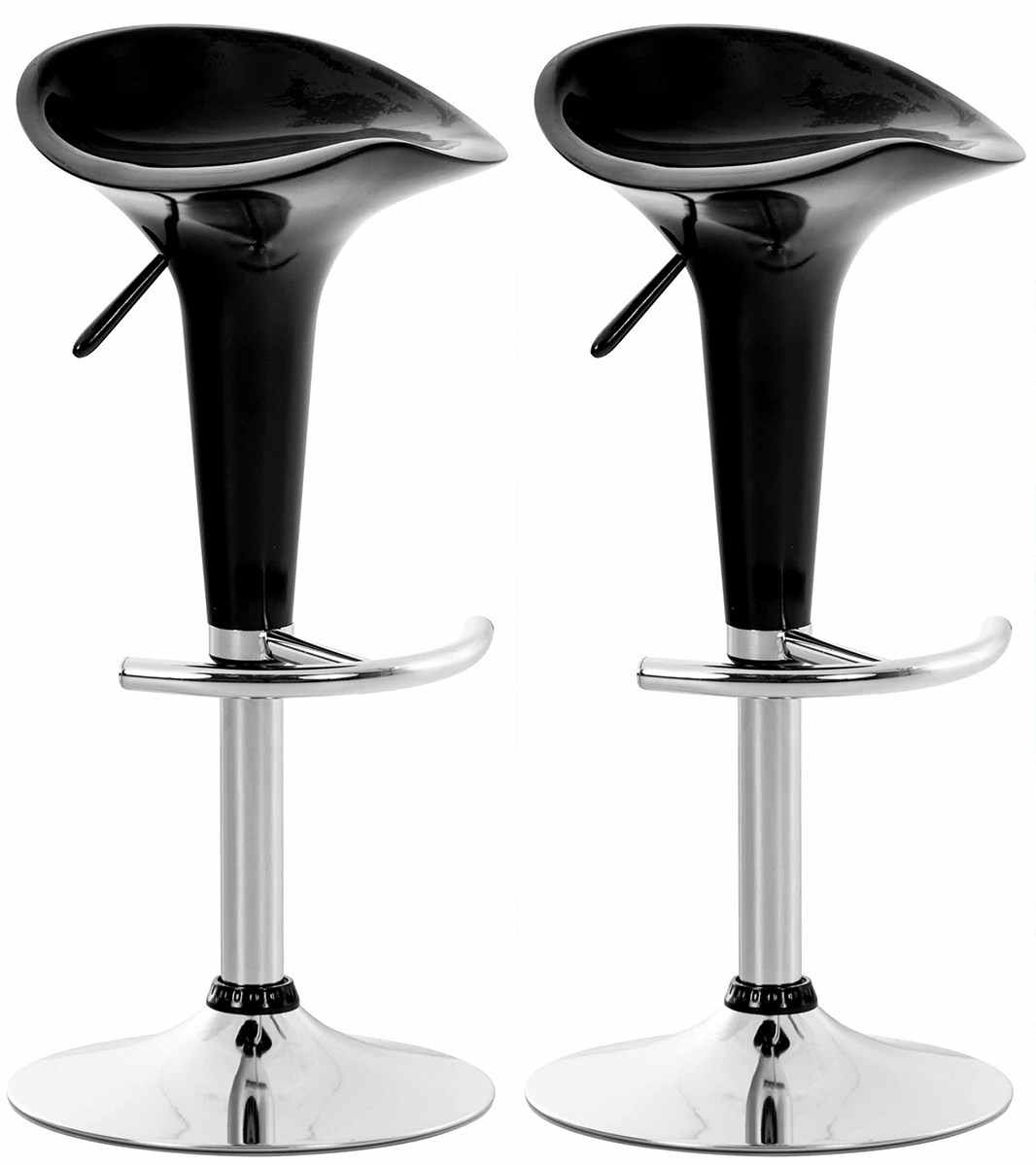 Lot de 2 Tabourets de Bar Saddle
