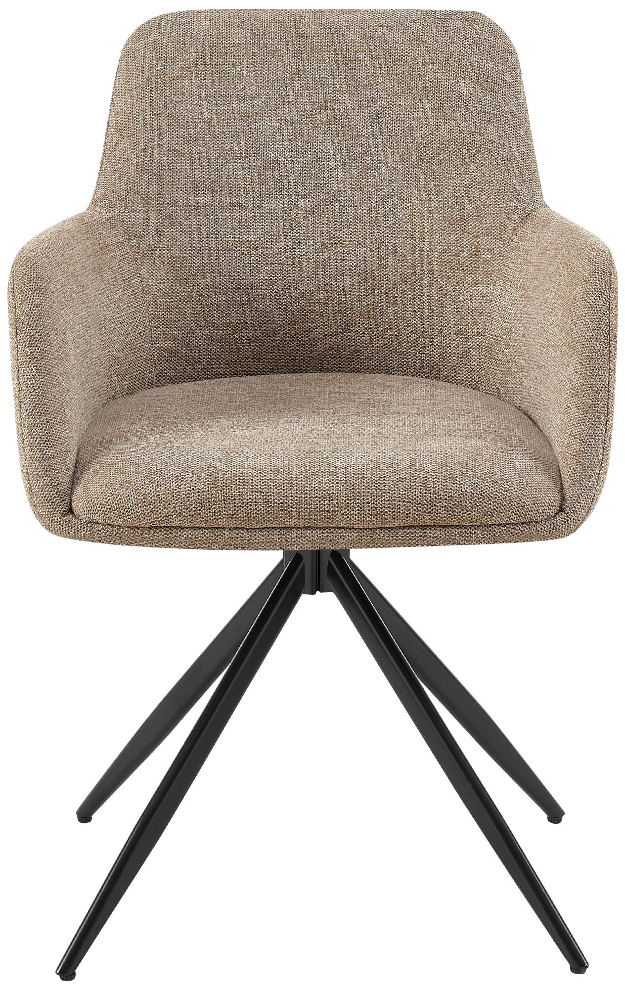 Chaise de salle a manger Olema en tissu