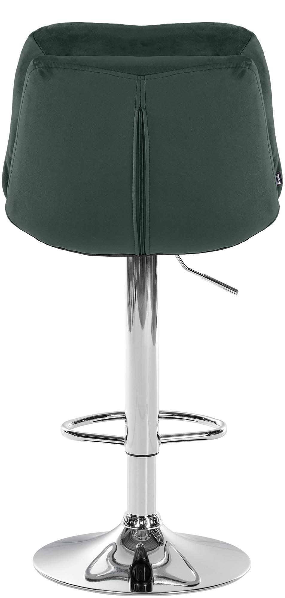 Tabouret de bar Laurel velours