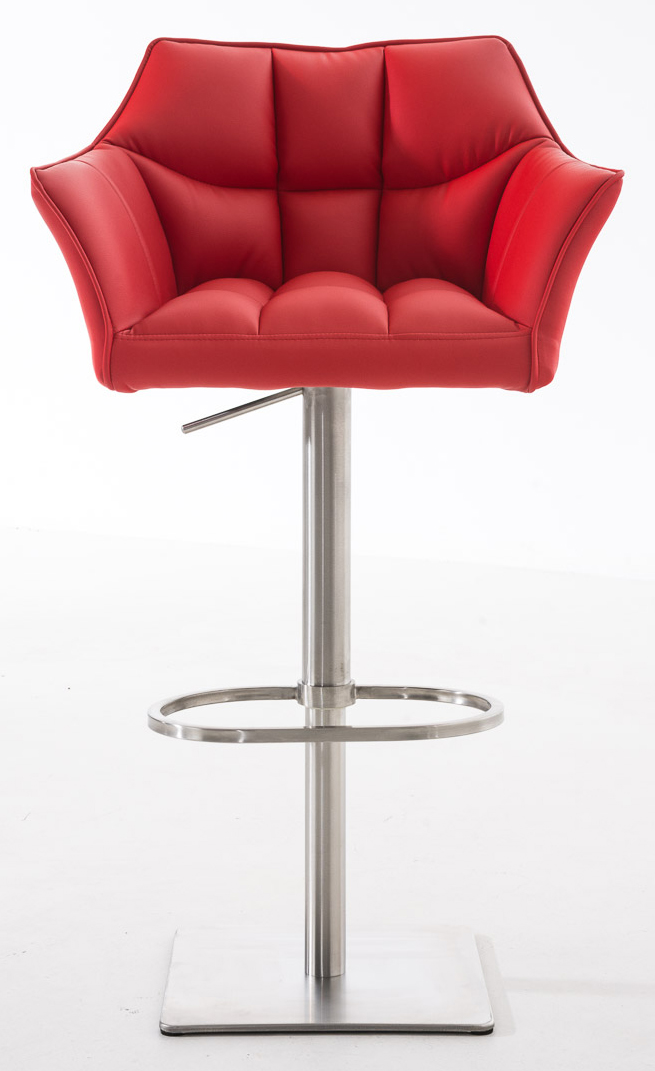 Lot de 2 tabourets de bar Damaso en similicuir