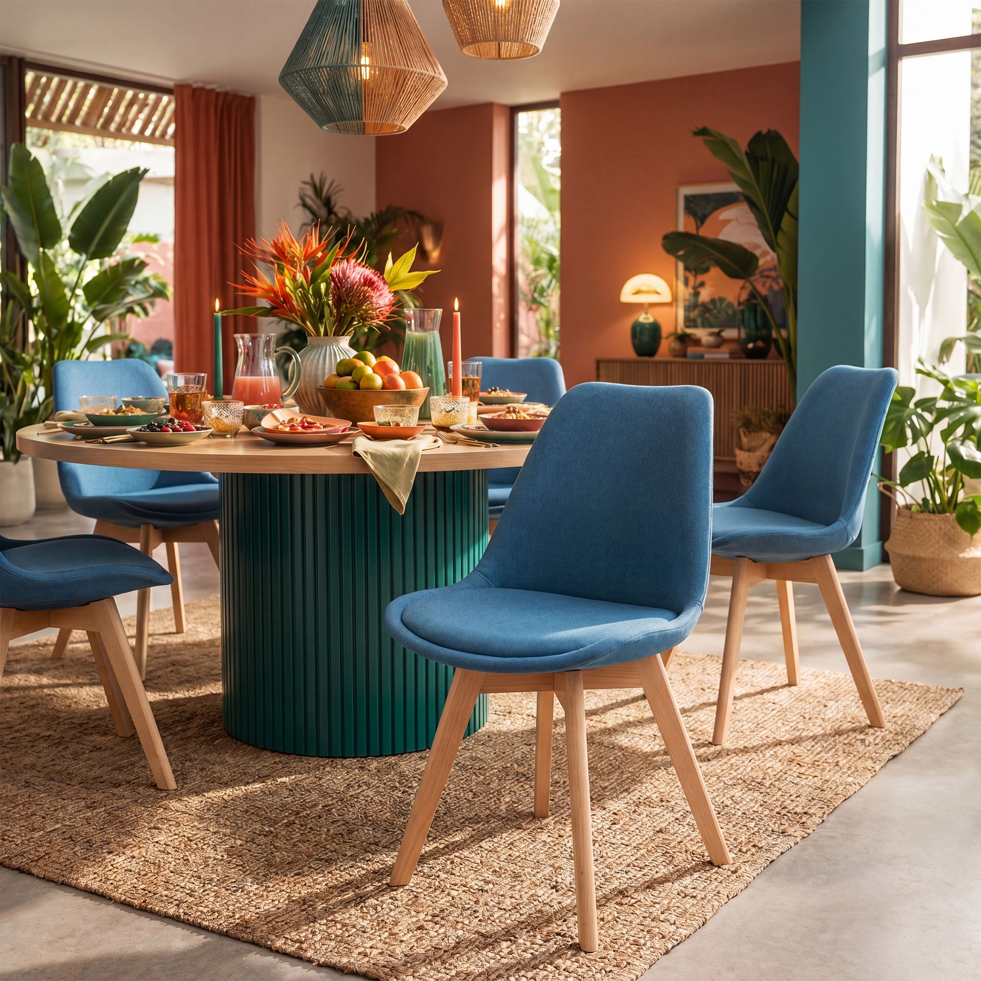Chaise de salle à manger Linares : design élégant et confortable pour vos repas en famille ou entre amis