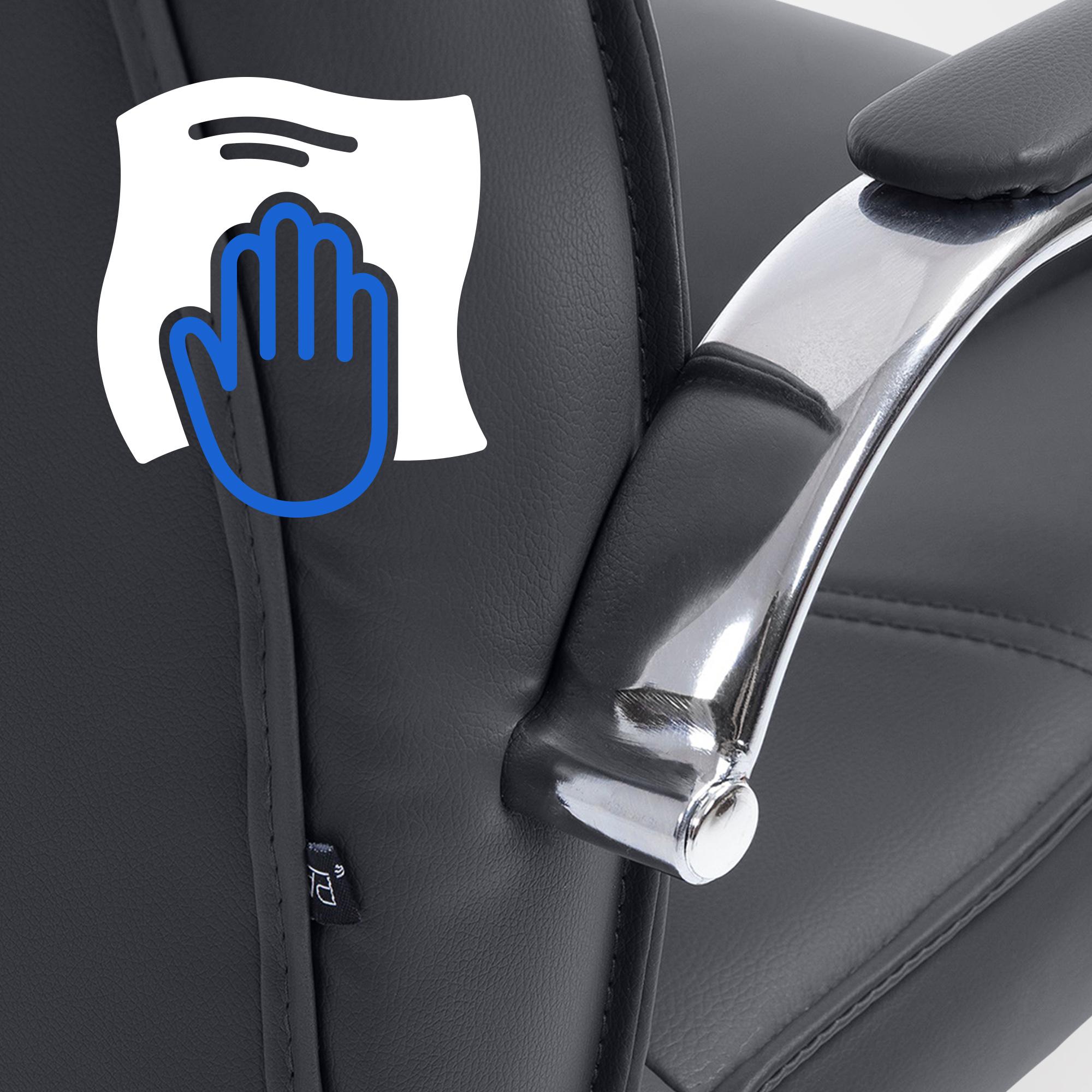 Chaise visiteur Attila similicuir