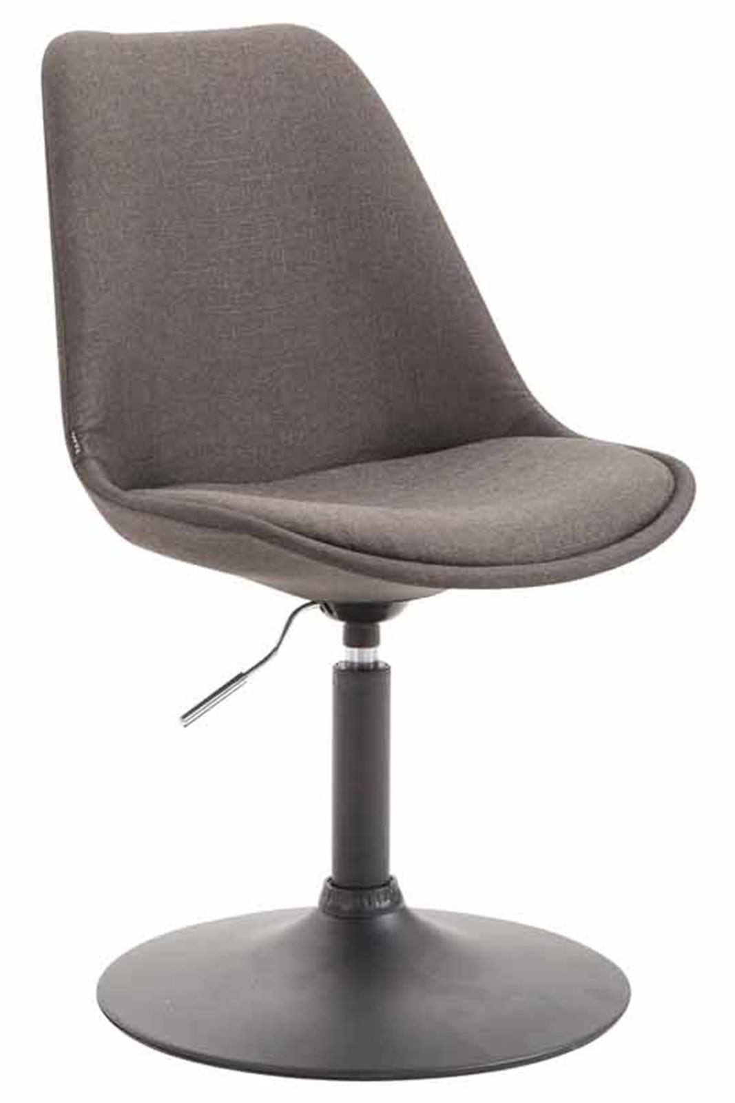 Lot de 4 Chaises de salle à manger Maverick tissu avec pied trompette