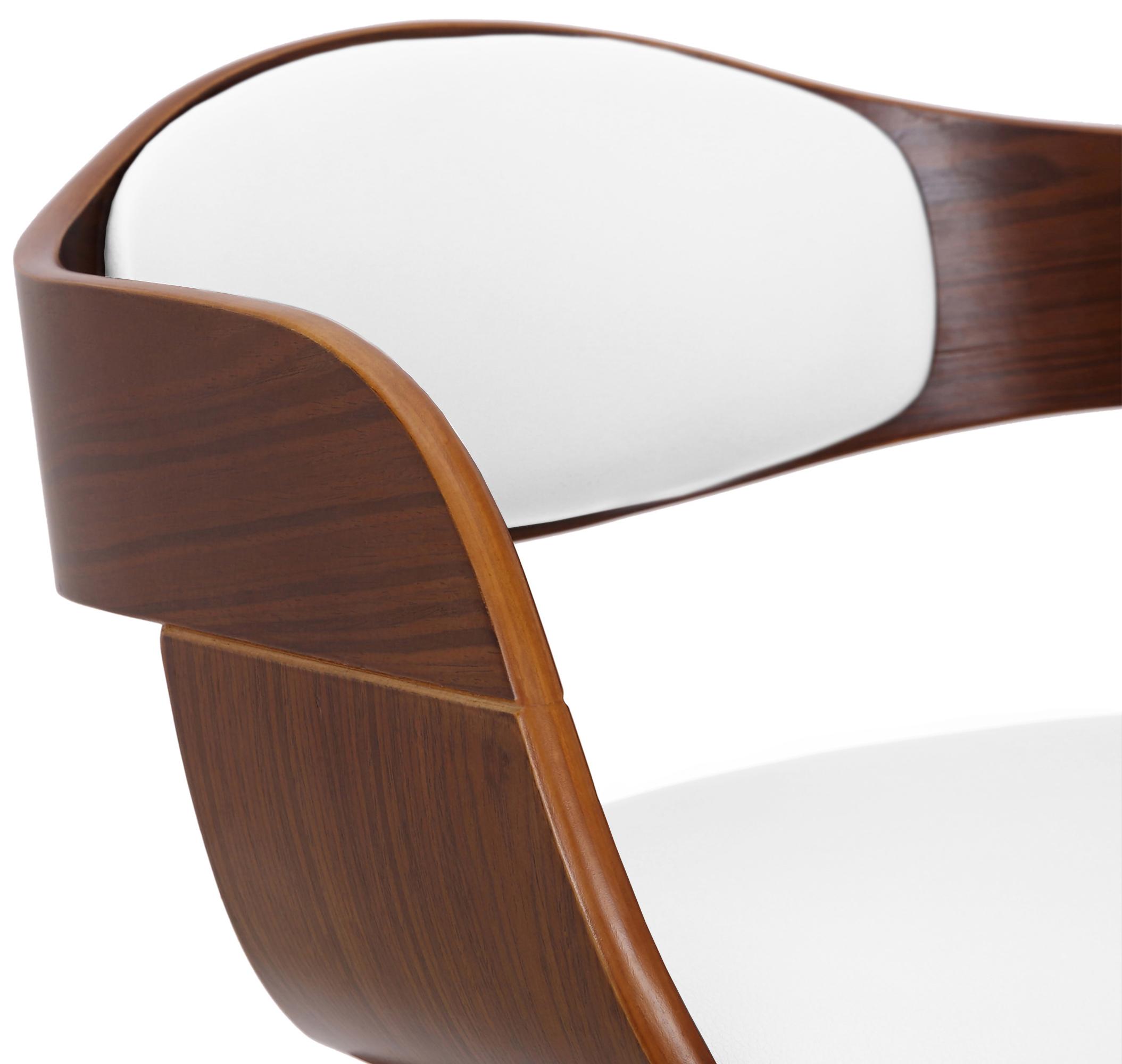 Chaise retro Kingston en similicuir