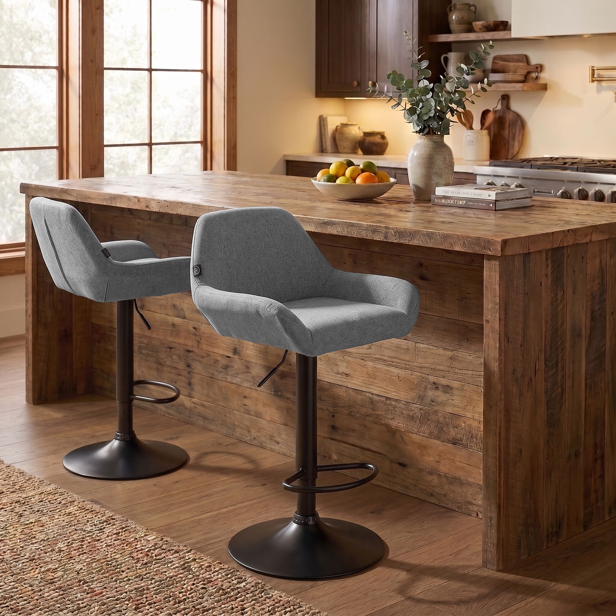 Tabouret de bar Braga tissu