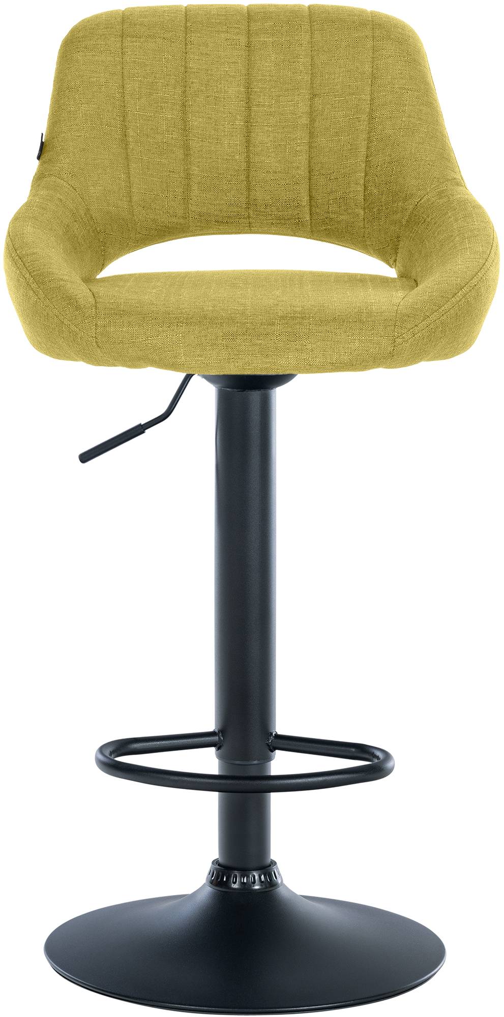Lot de 2 tabourets de bar Milet en tissu