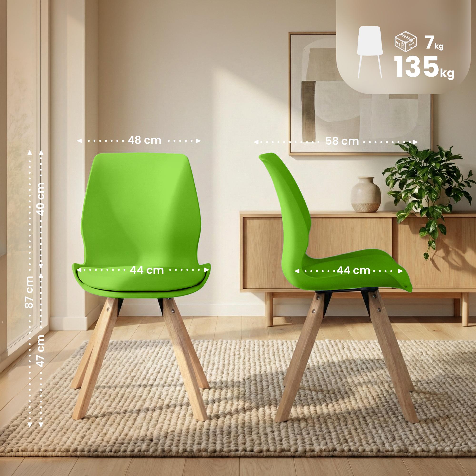 Lot de 4 chaises Luna