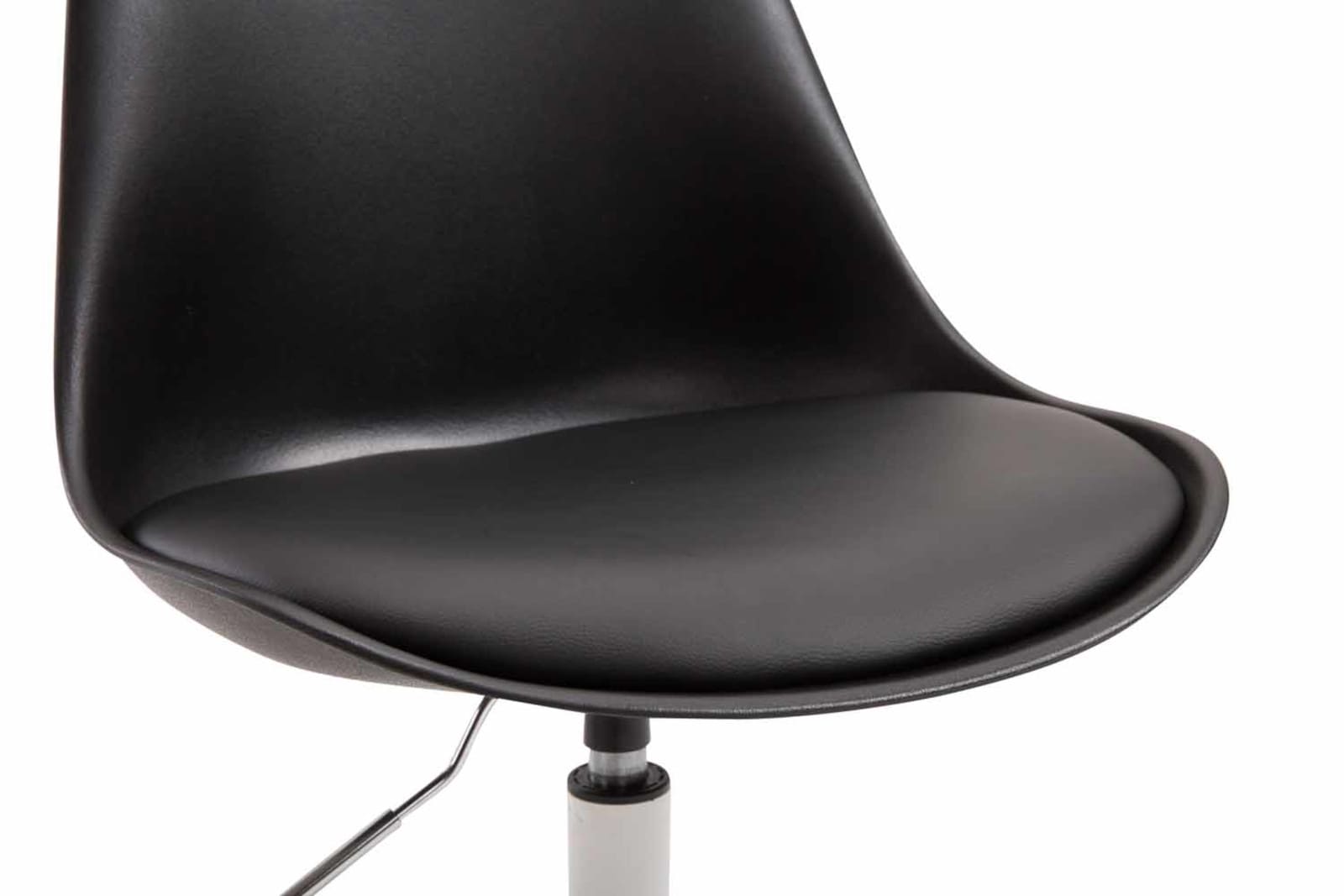 Lot de 4 Chaises de salle à manger Maverick en Plastique avec pied métal