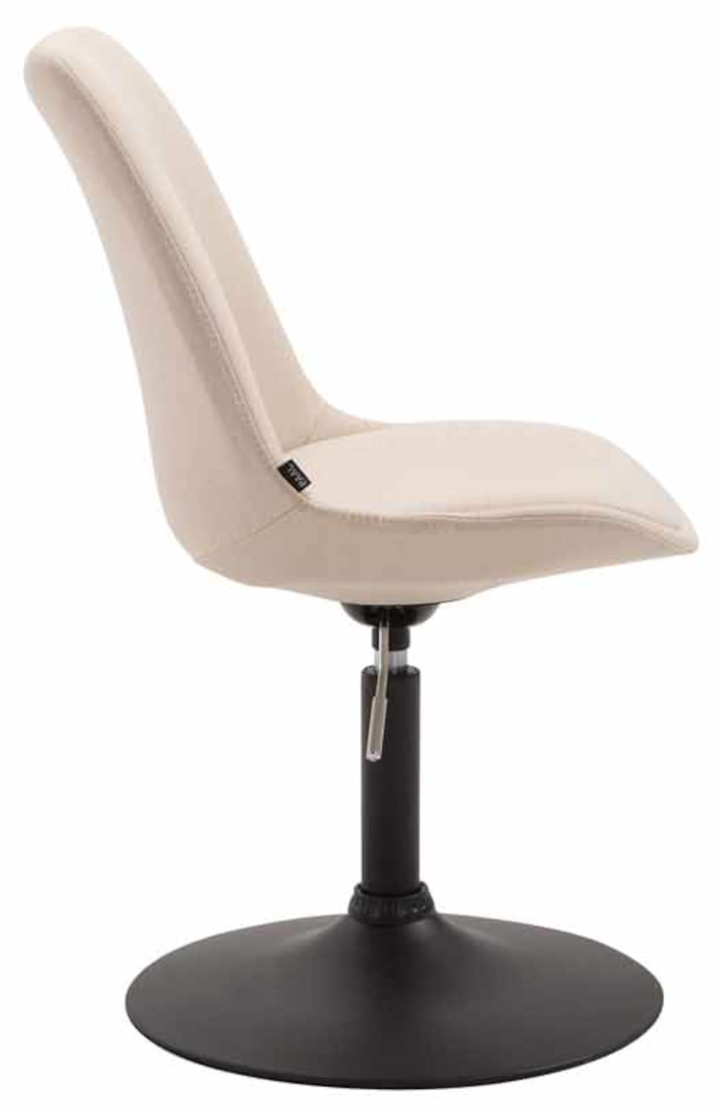 Lot de 4 Chaises de salle à manger Maverick tissu avec pied trompette