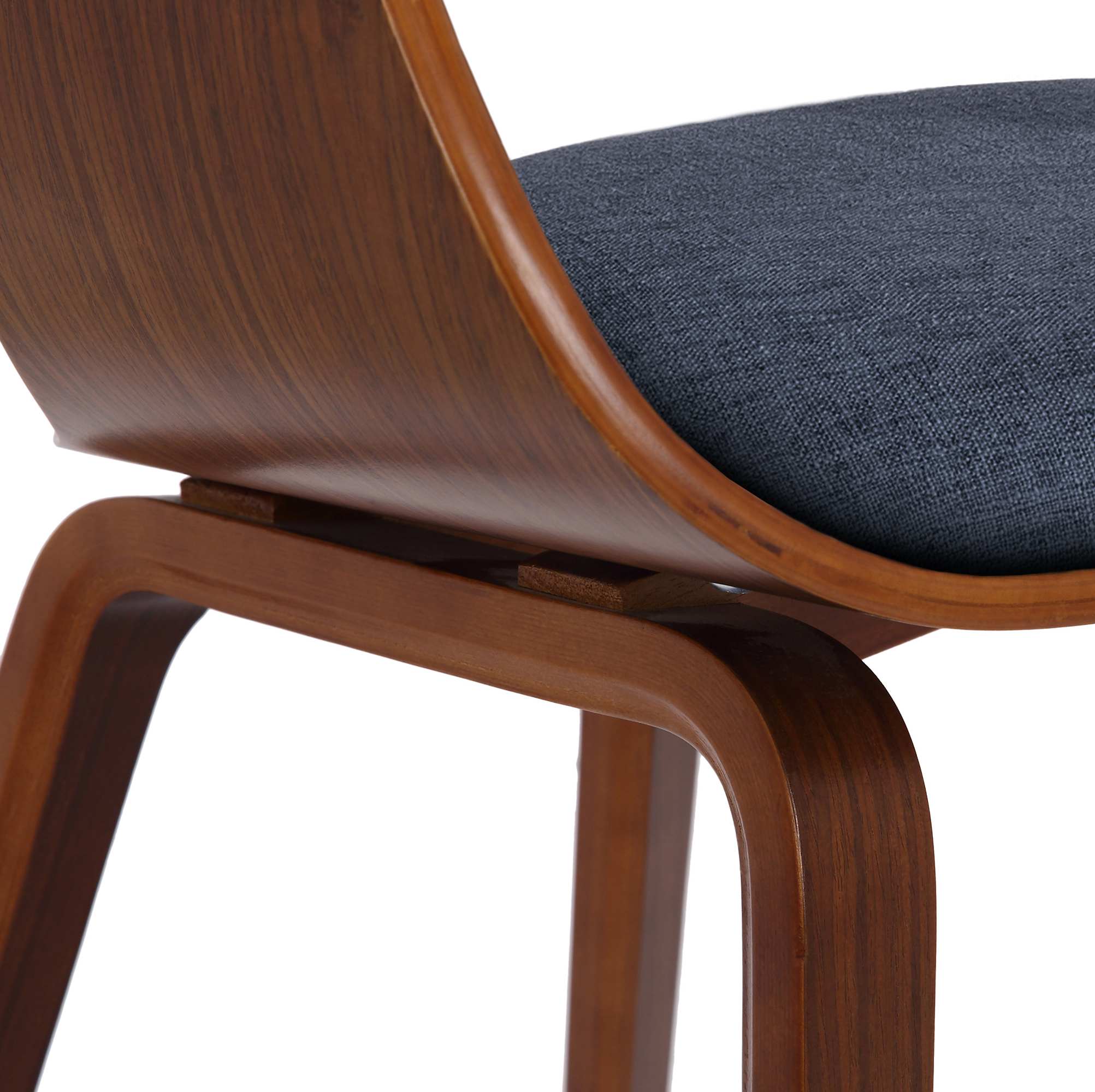 Chaise retro Kingston en tissu