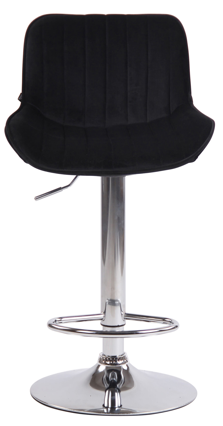 Lot de 2 Tabourets de bar Lentini en Velours Pied trompette en Métal