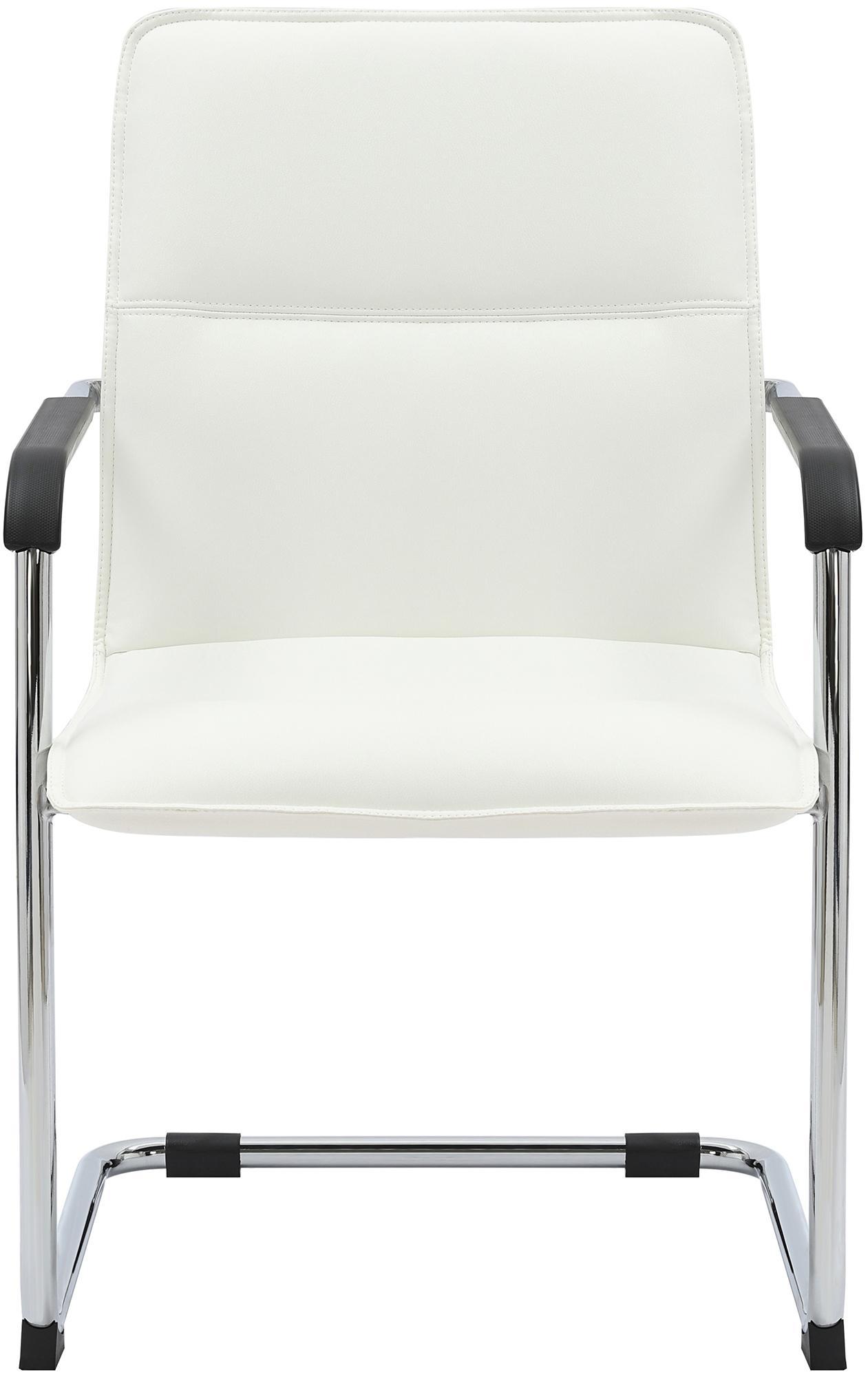 Lot de 2 chaises cantilever Seattle en similicuir