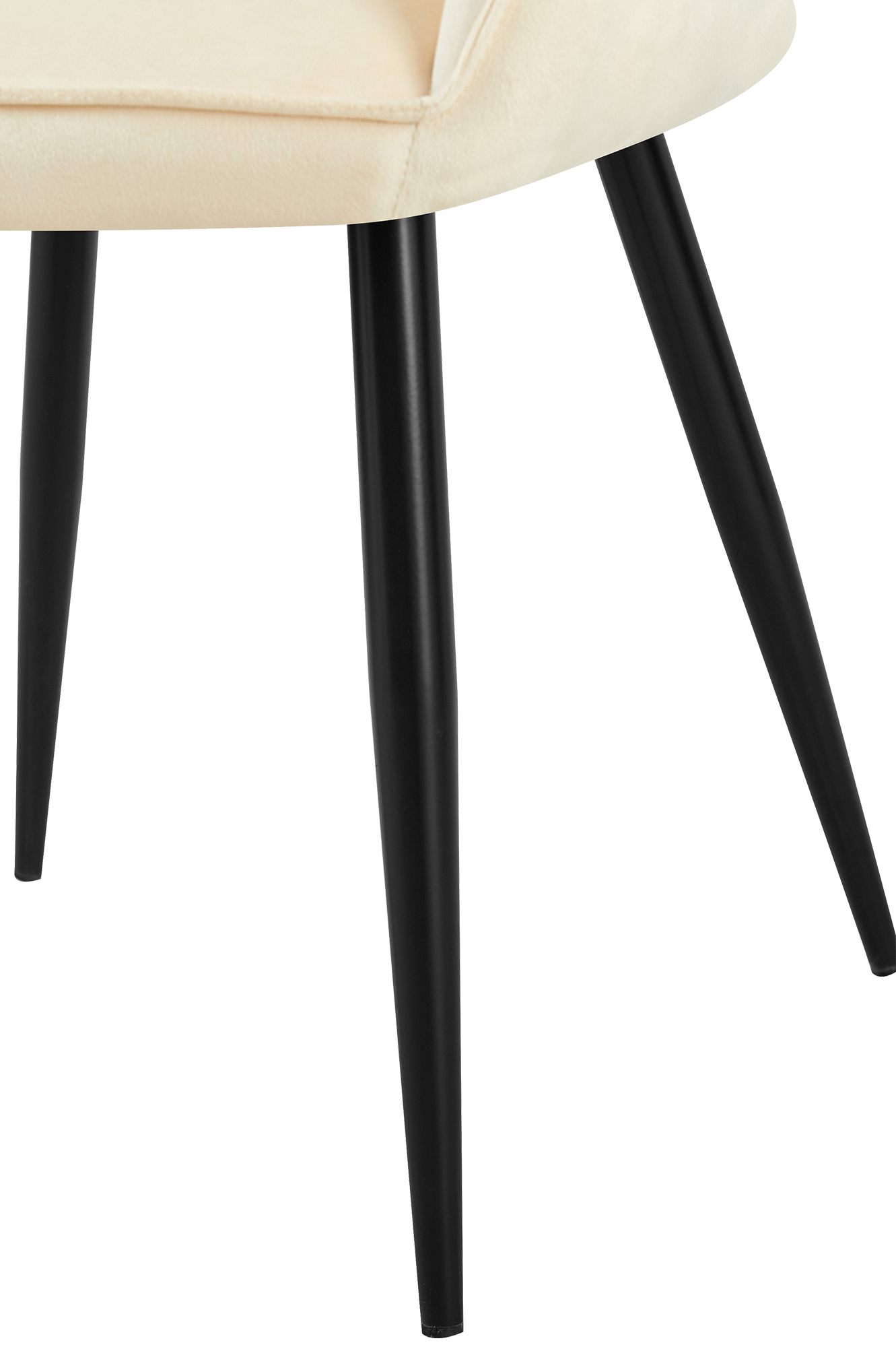 Chaise de salle à manger Boise velours