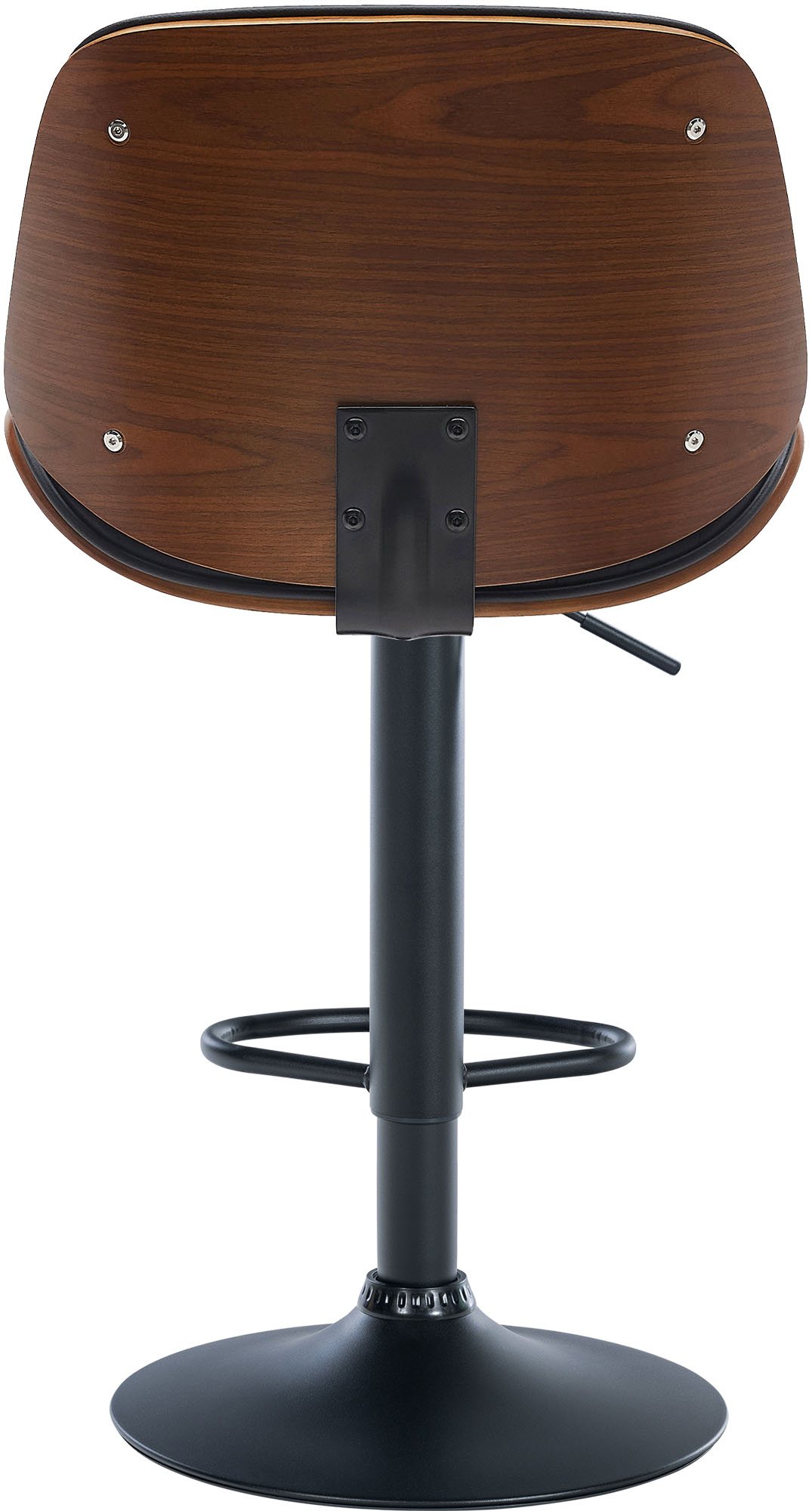 Tabouret de bar Nova avec Coque en bois assise en similicuir