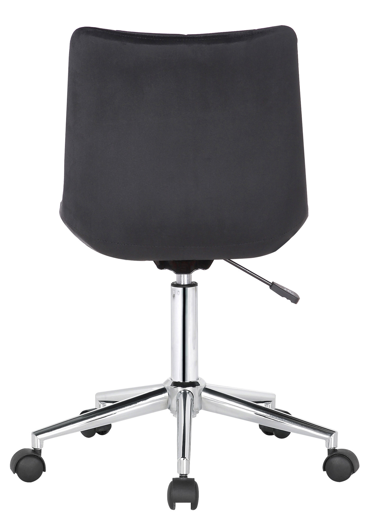 Chaise de bureau pivotant Medford en Velours avec Hauteur ajustable et Roulettes