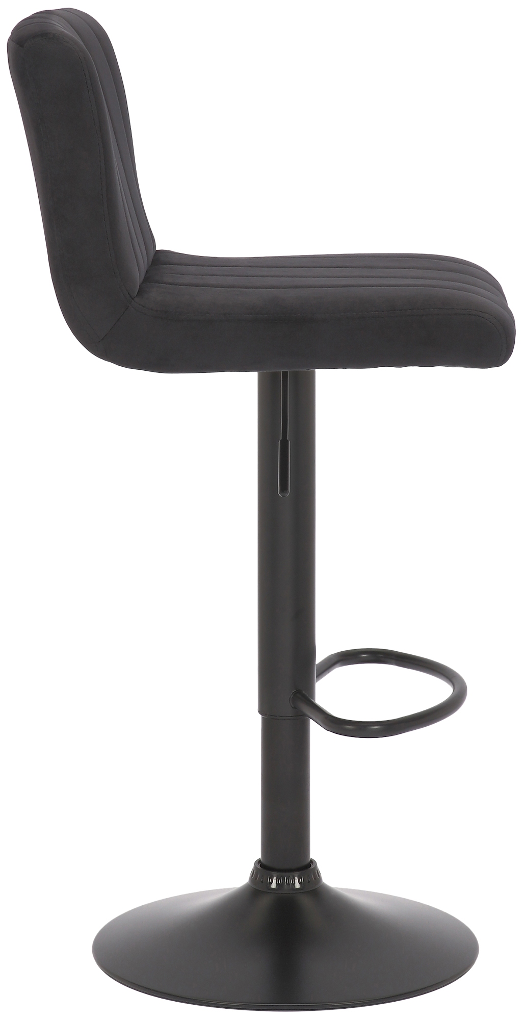 Lot de 2 tabourets de bar Jamie velours