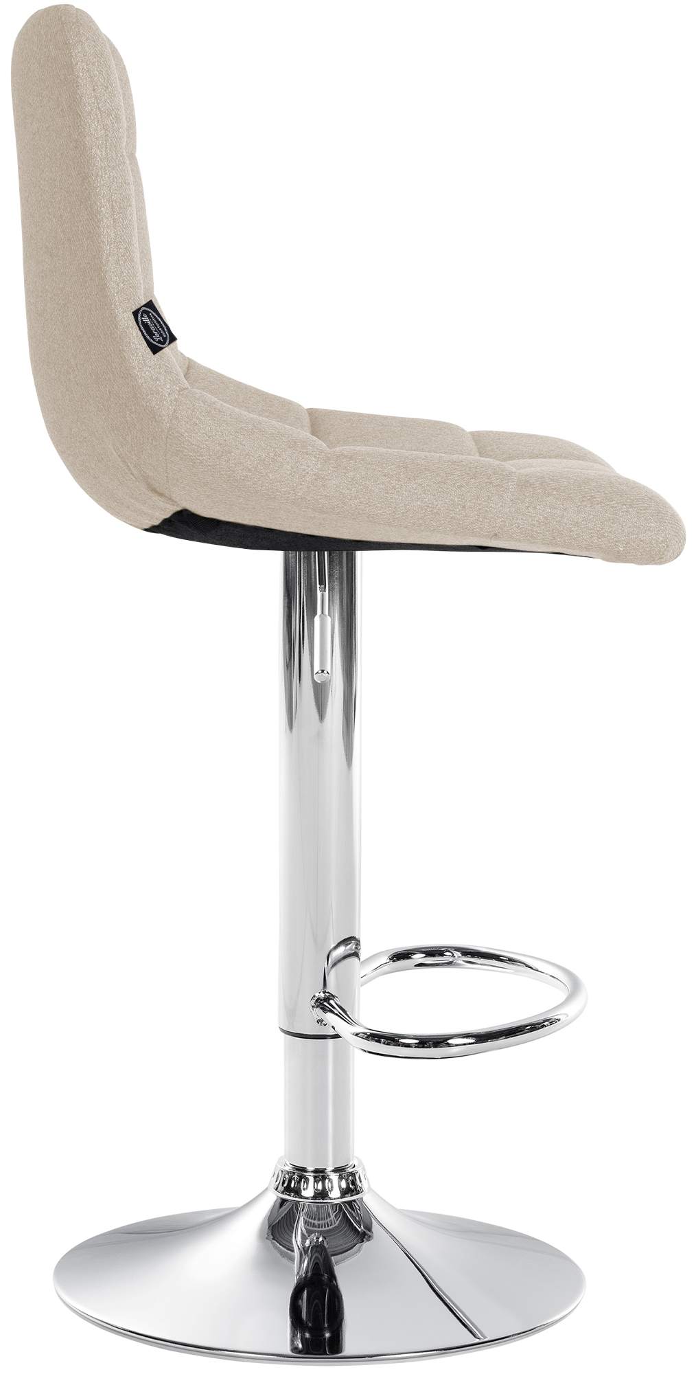 Lot de 2 tabourets de bar Jerry tissu