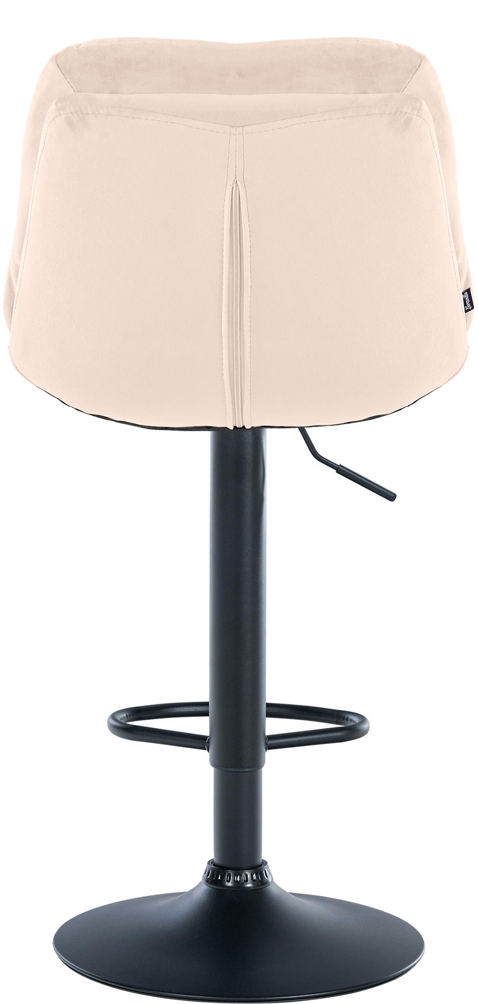 Tabouret de bar Laurel velours