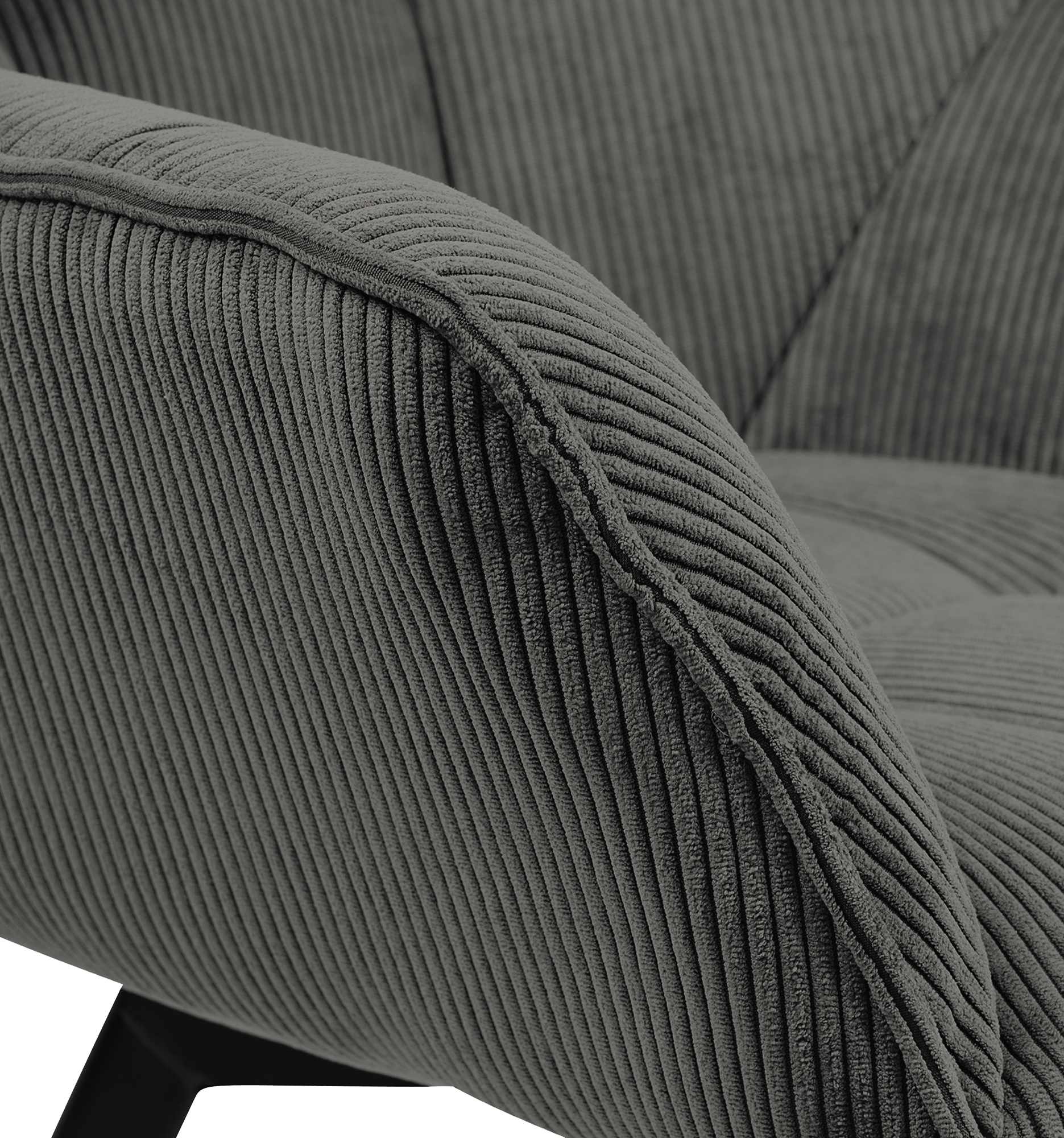 Lot de 2 chaises de salle à manger Jordi Cord