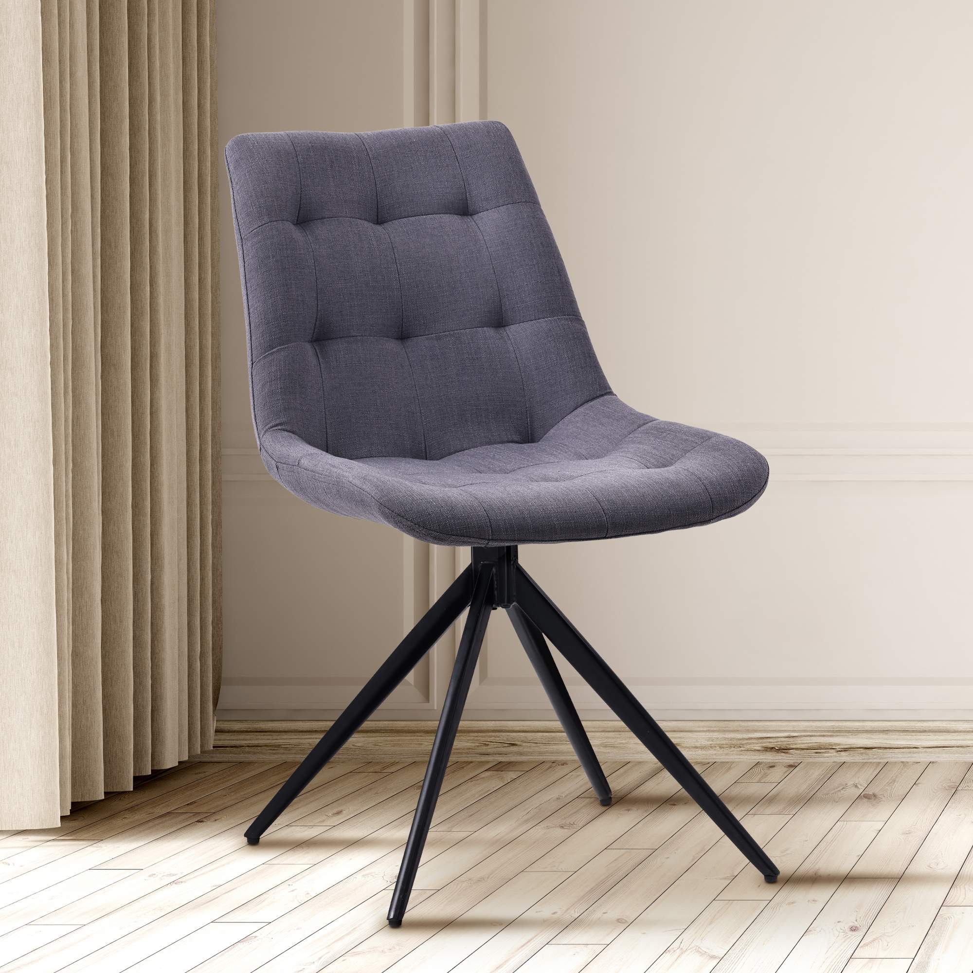 Lot de 2 chaises de salle à manger Merna