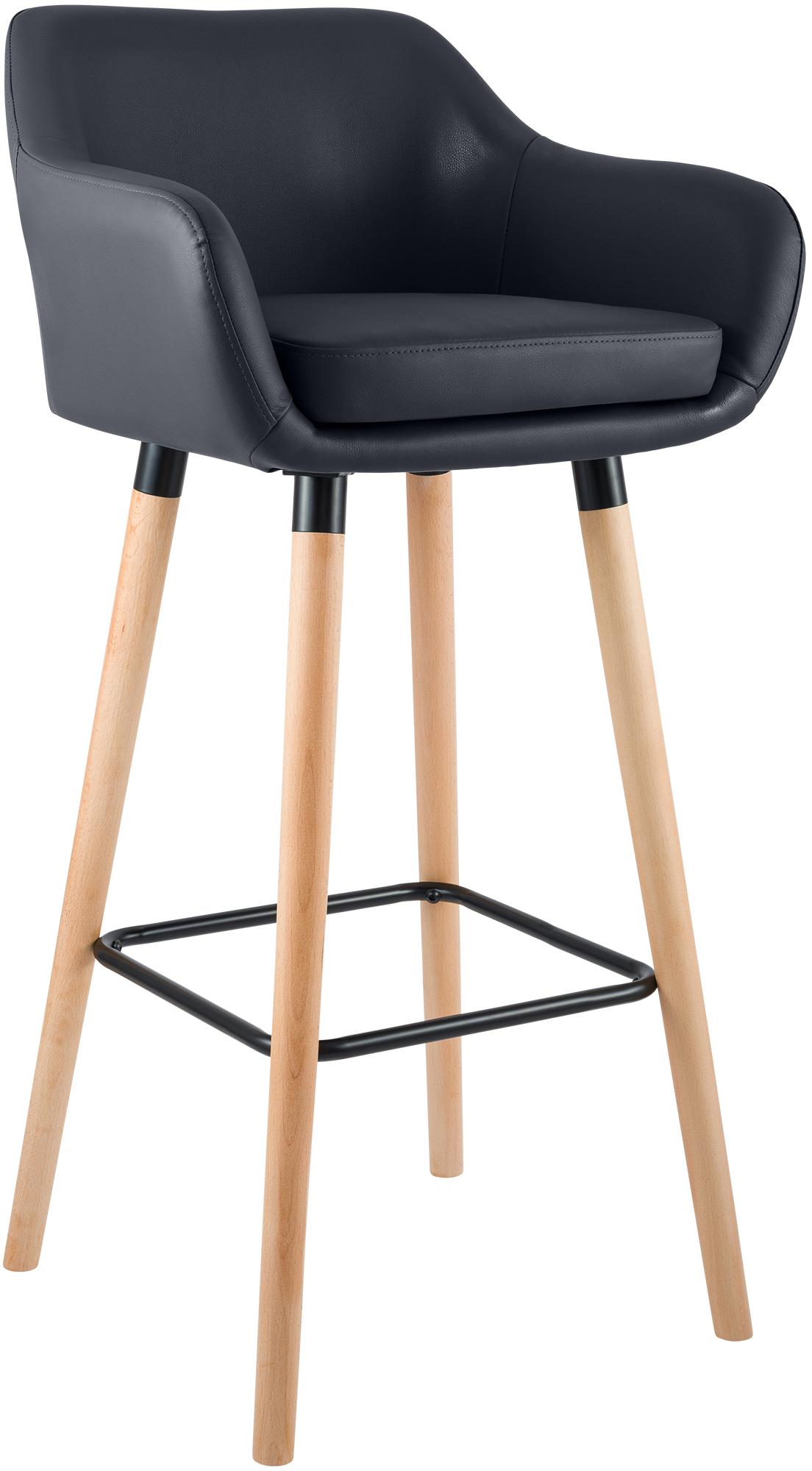 Tabouret de bar Grant en similicuir