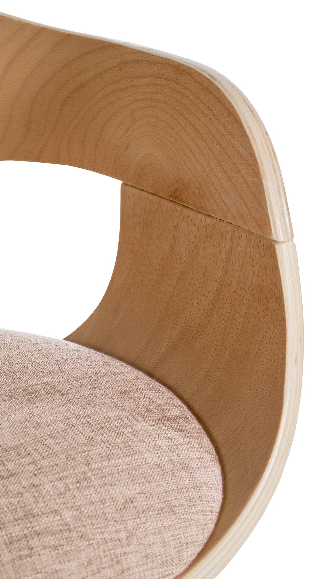Chaise retro Kingston en tissu