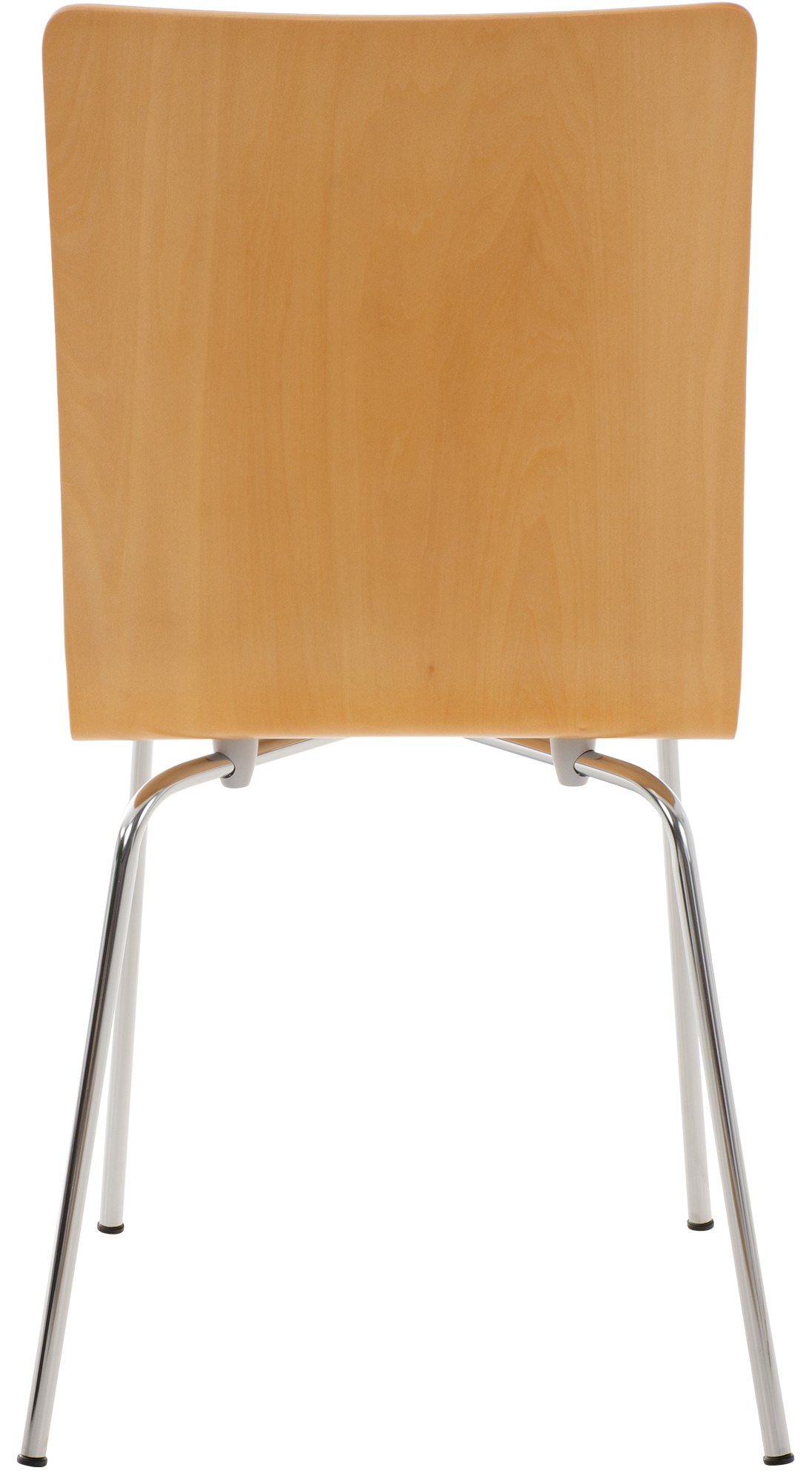 Chaise en bois avec piètement en métal PEPE Nature