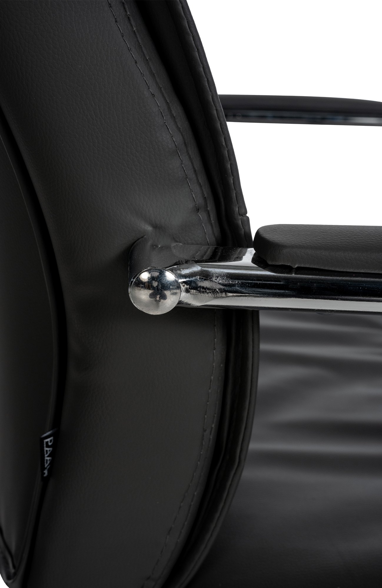 Chaise oscillante Sievert en similicuir