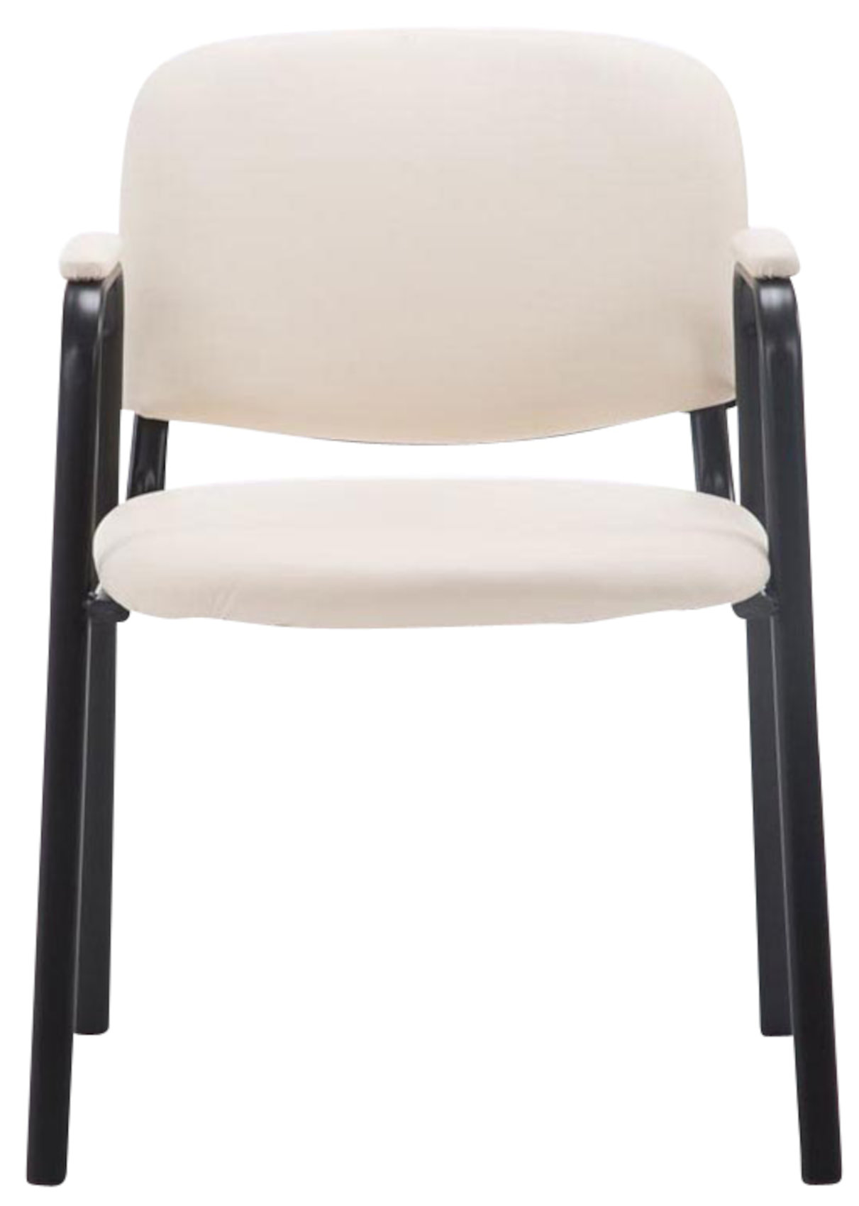Lot de 4 chaises empilables Ken Pro en simili cuir