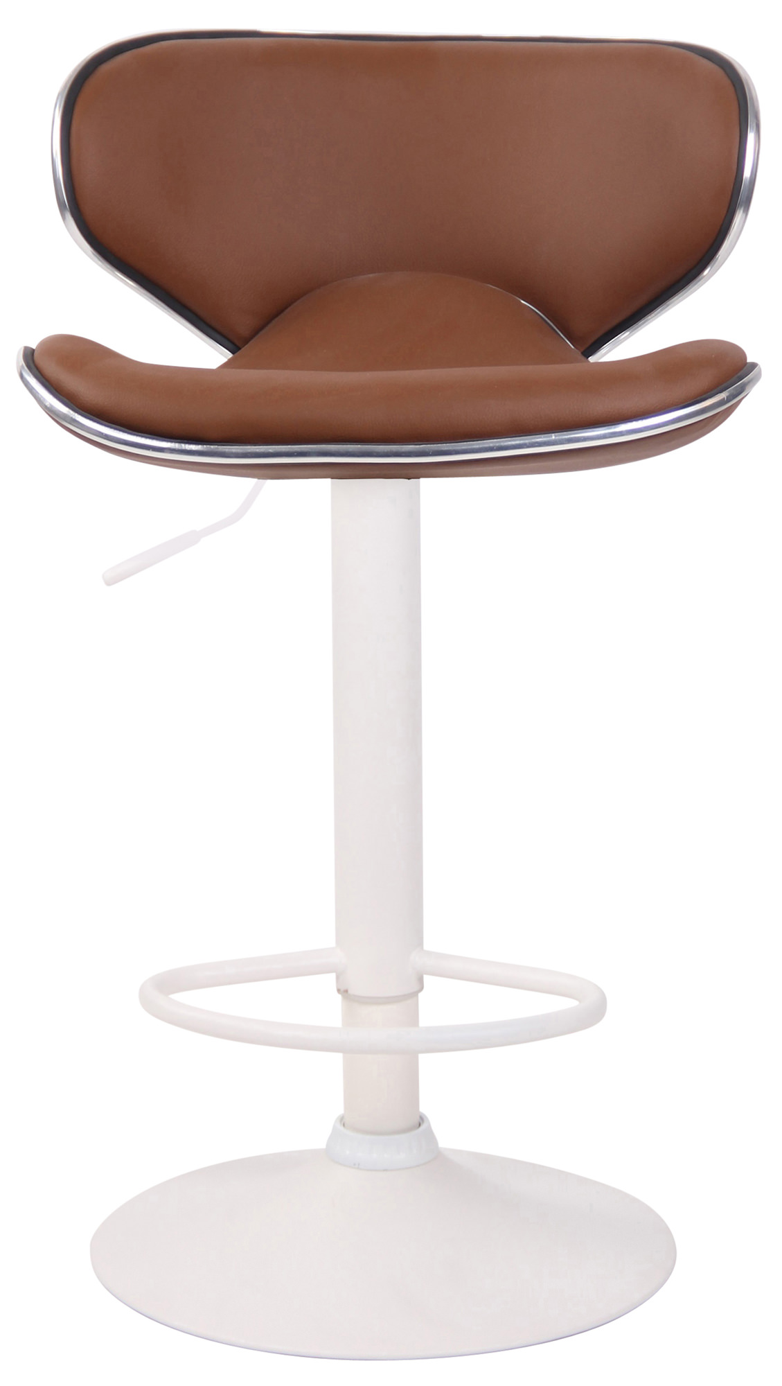 Tabouret de bar Las Vegas V2 similicuir avec pied en métal