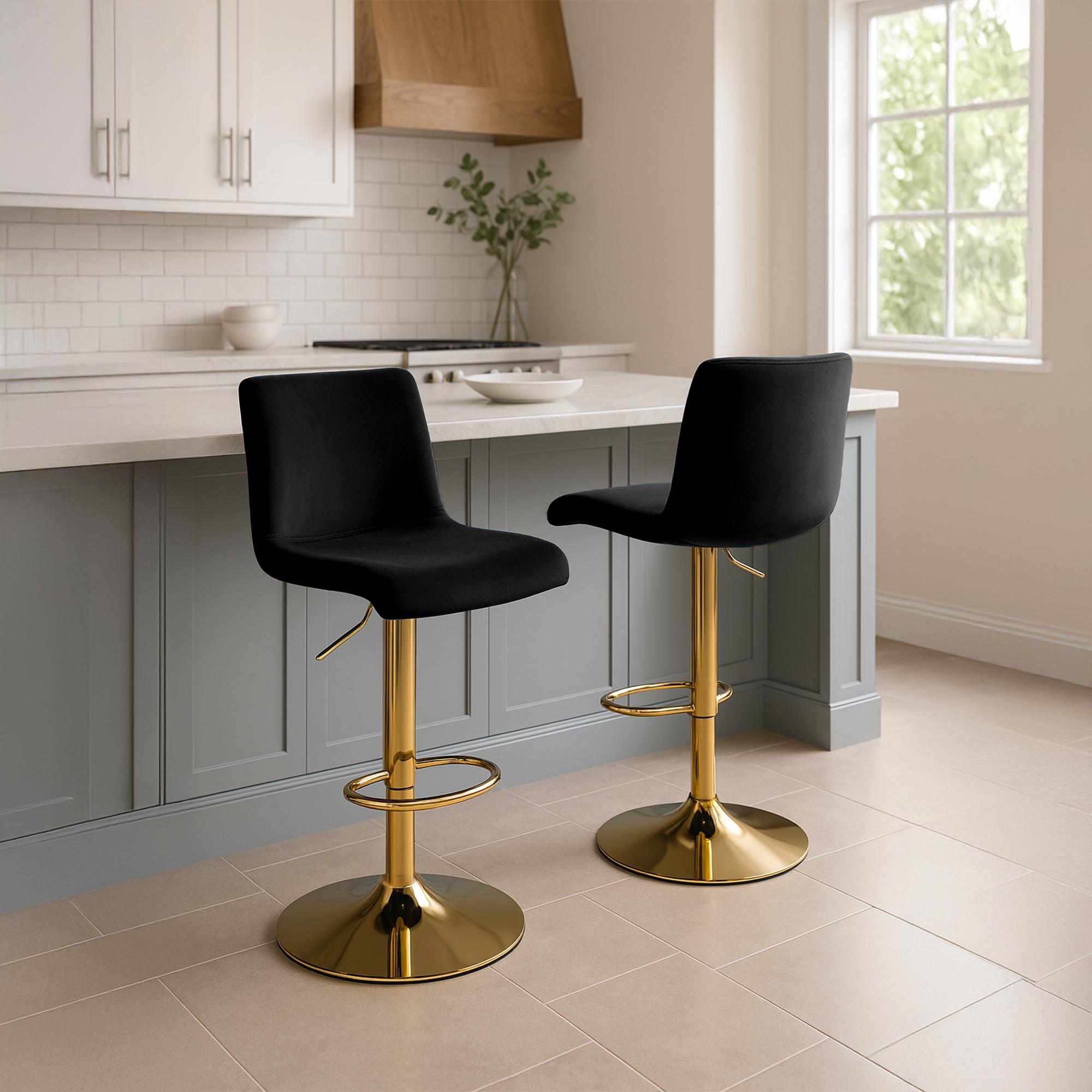 Tabouret de Bar Hover Velours