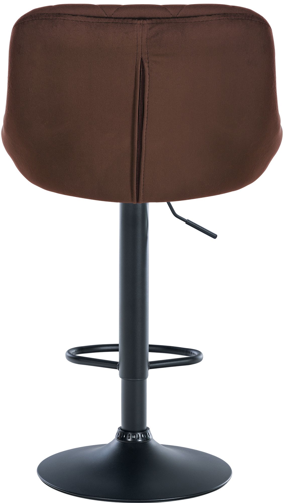 Lot de 2 tabourets de bar Lazio velours