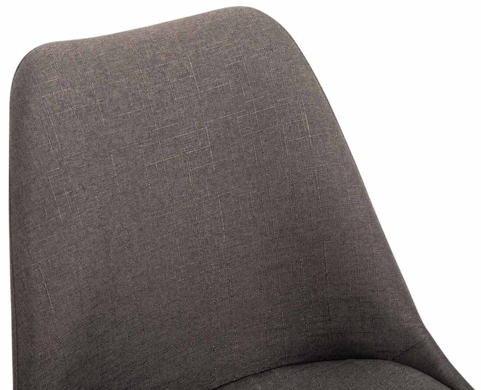 Lot de 4 Chaises de salle à manger Maverick tissu avec pied trompette