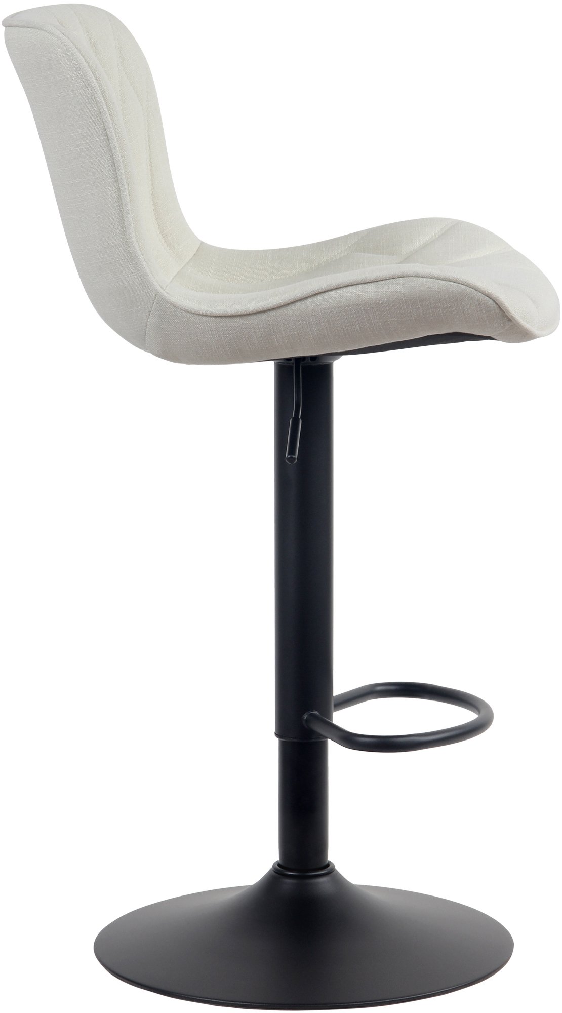 Tabouret de bar Linus Pied en Métal Hauteur réglable Siège pivotant