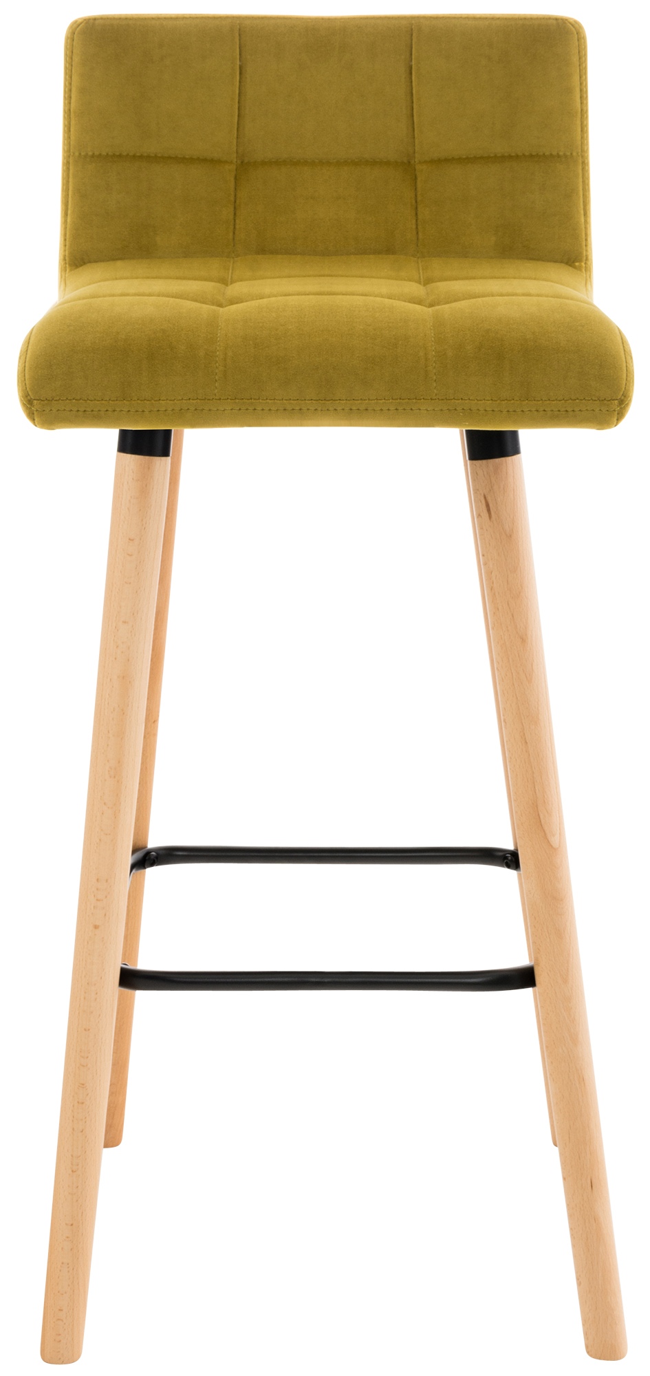 Tabouret de bar Lincoln velours