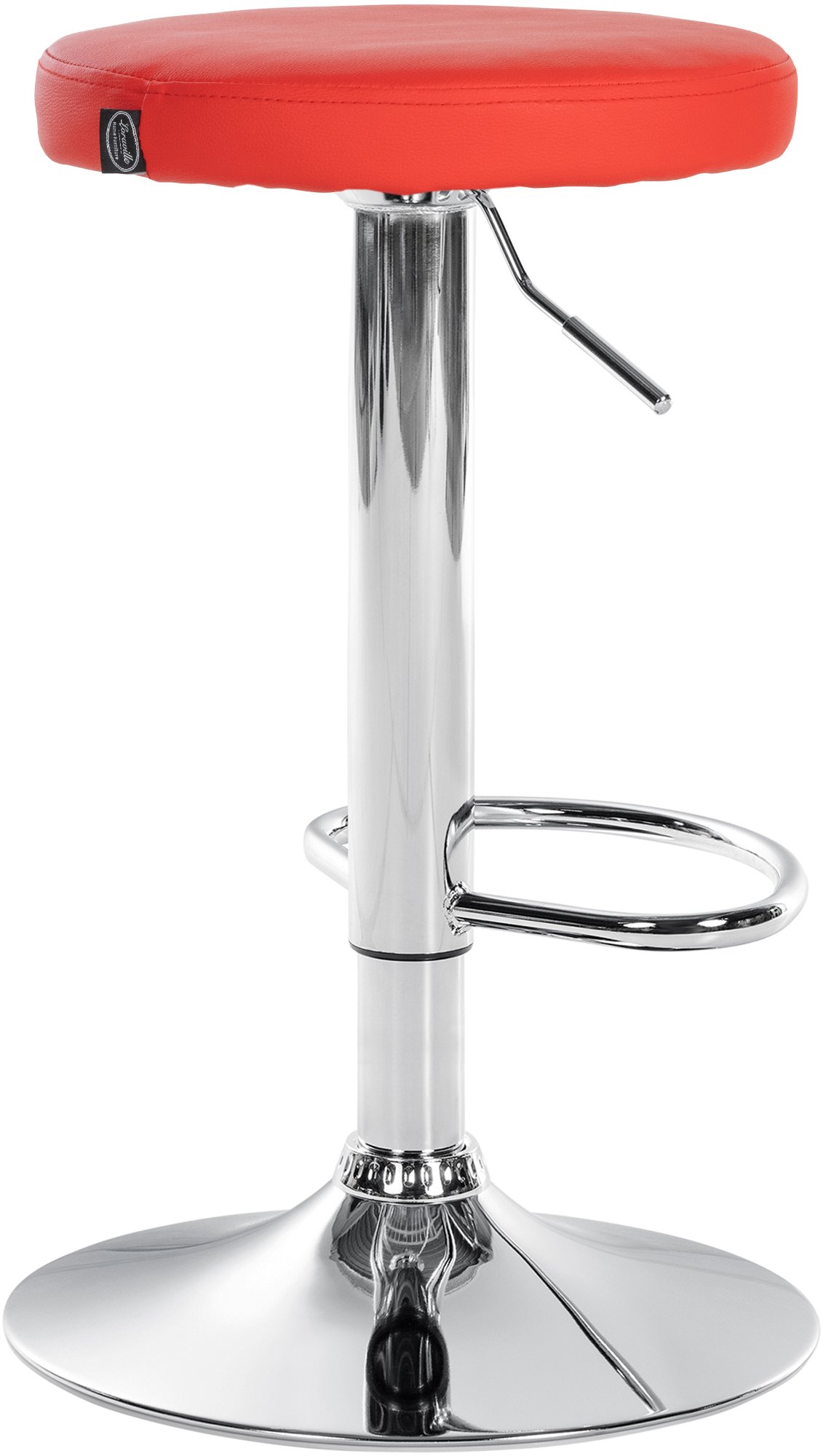 Lot de 2 tabourets de bar Ponte en similicuir