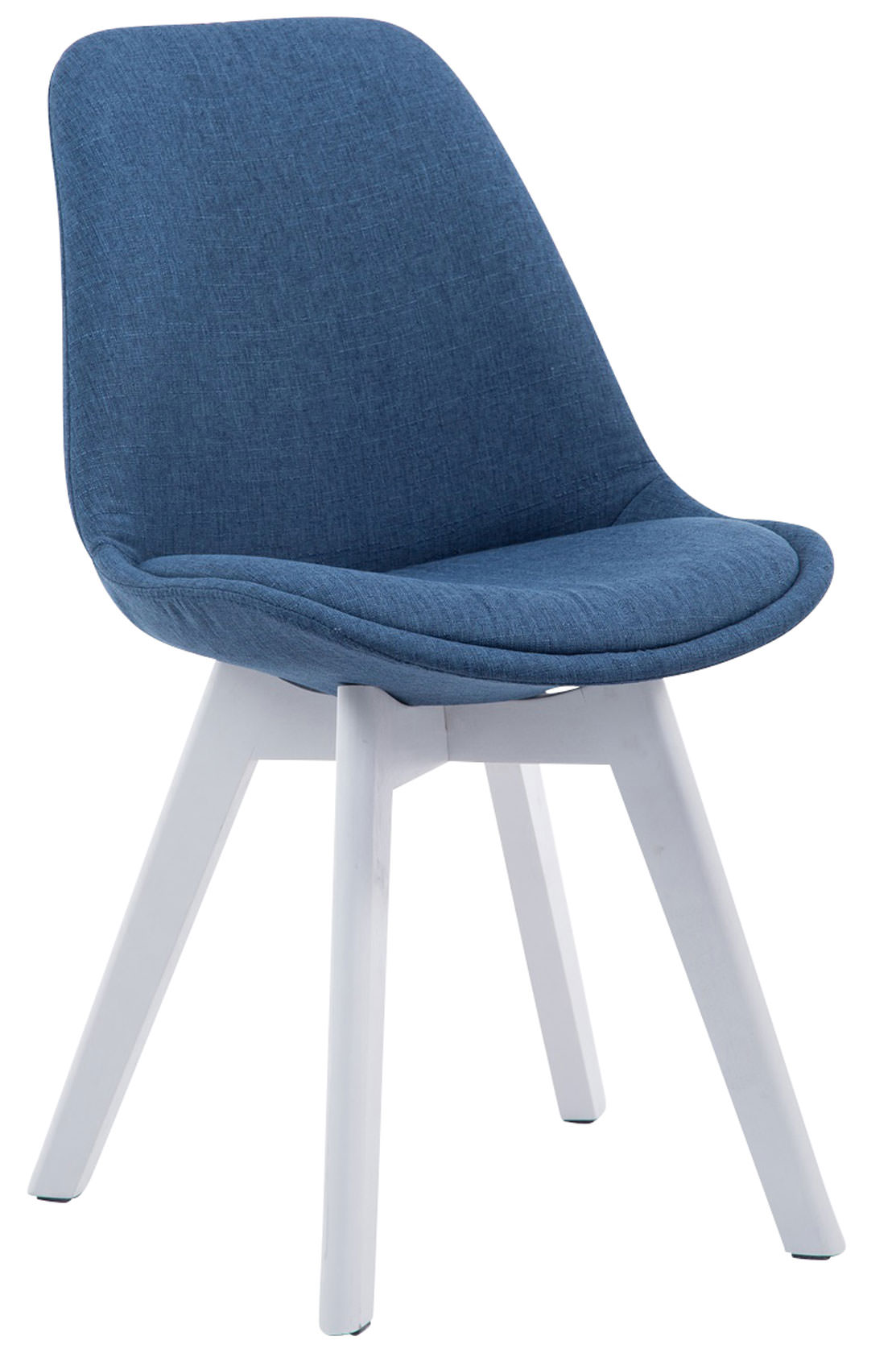Lot de 4 chaises de salle à manger Borneo V2 en Tissu