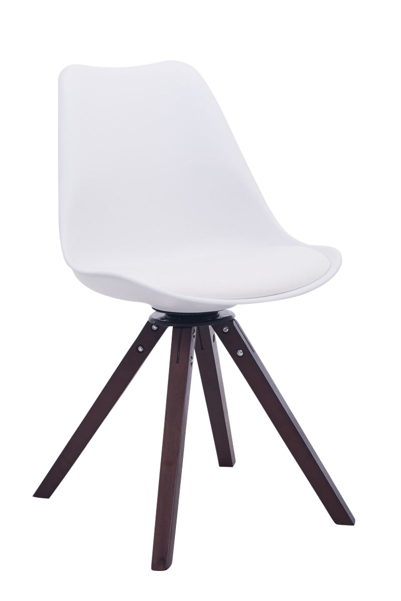 Chaise de salle à manger Troyes Pivotante Piétement en Forme Carrée