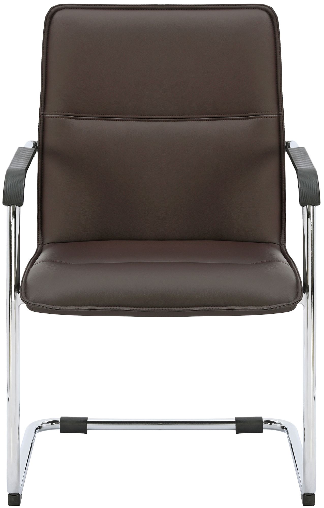 Lot de 2 chaises cantilever Seattle en similicuir