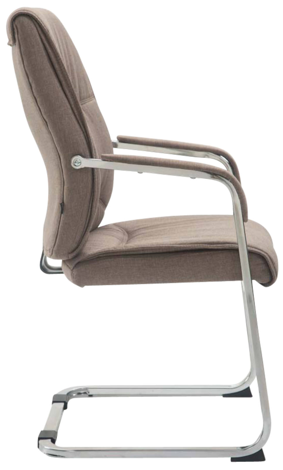 CLP Lot de 2 Chaises Cantilever XXL Anubis en Tissu avec accoudoirs