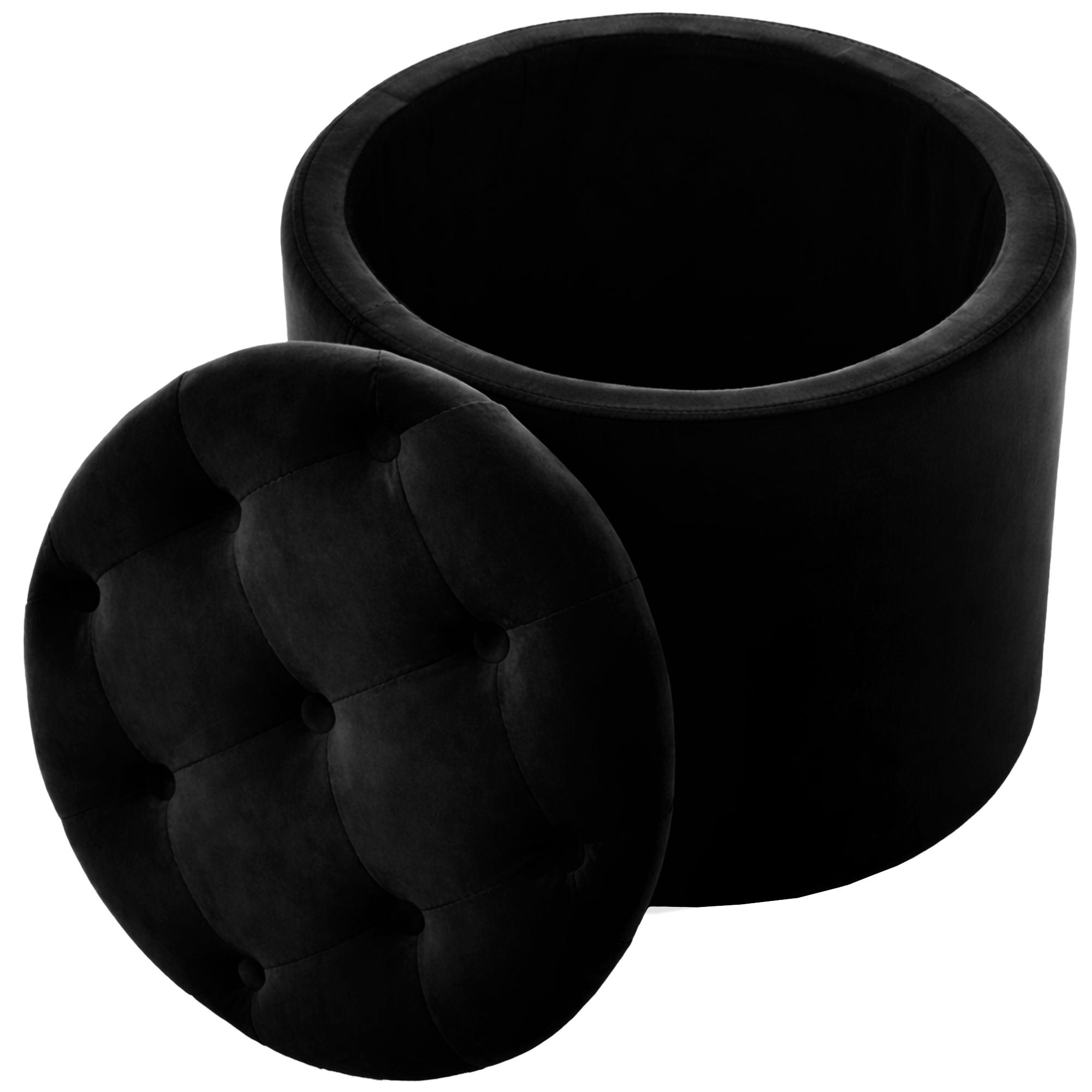 Tabouret Pantin en velours
