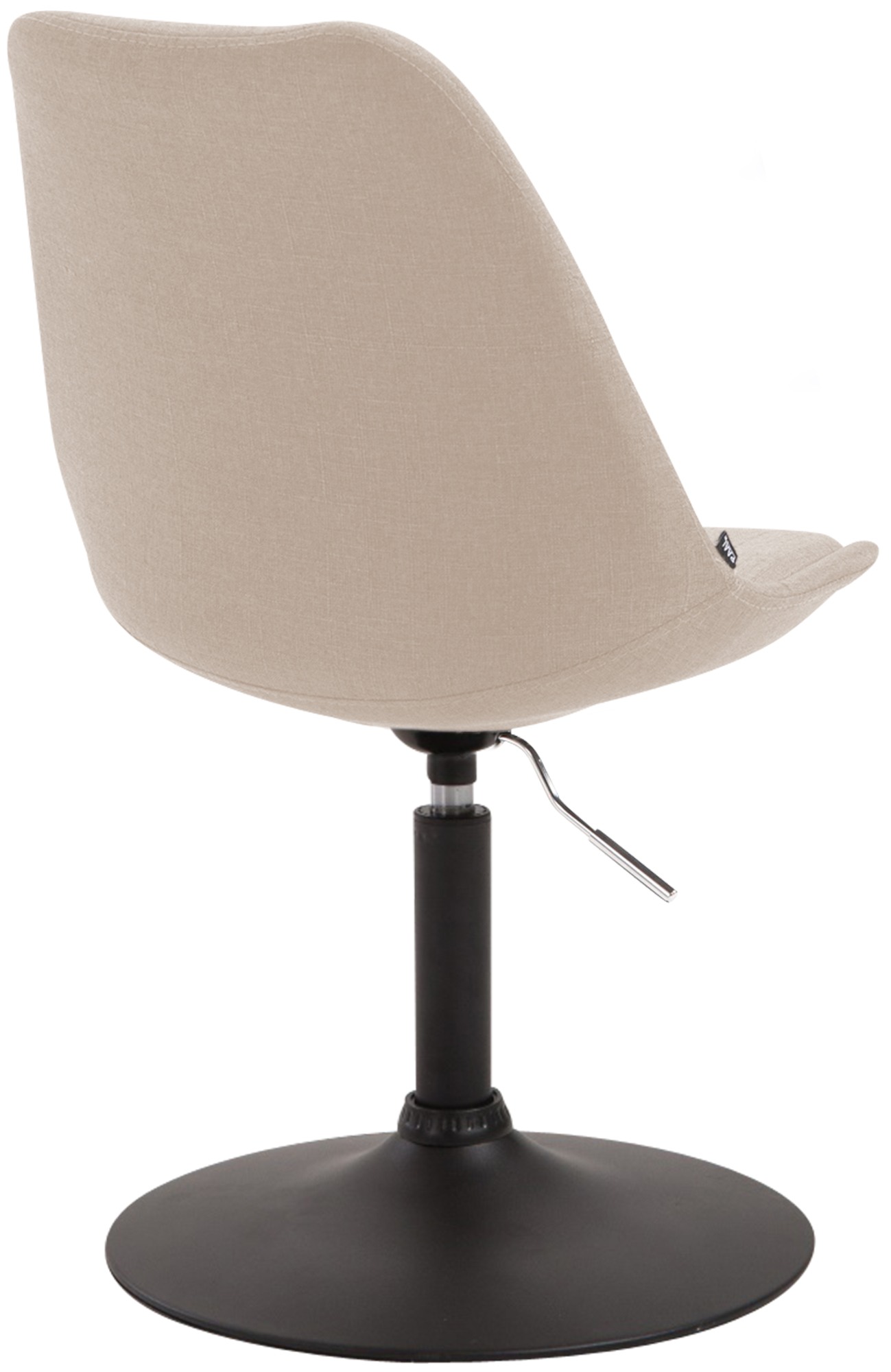 Chaise de salle à manger Maverick tissu avec pied trompette