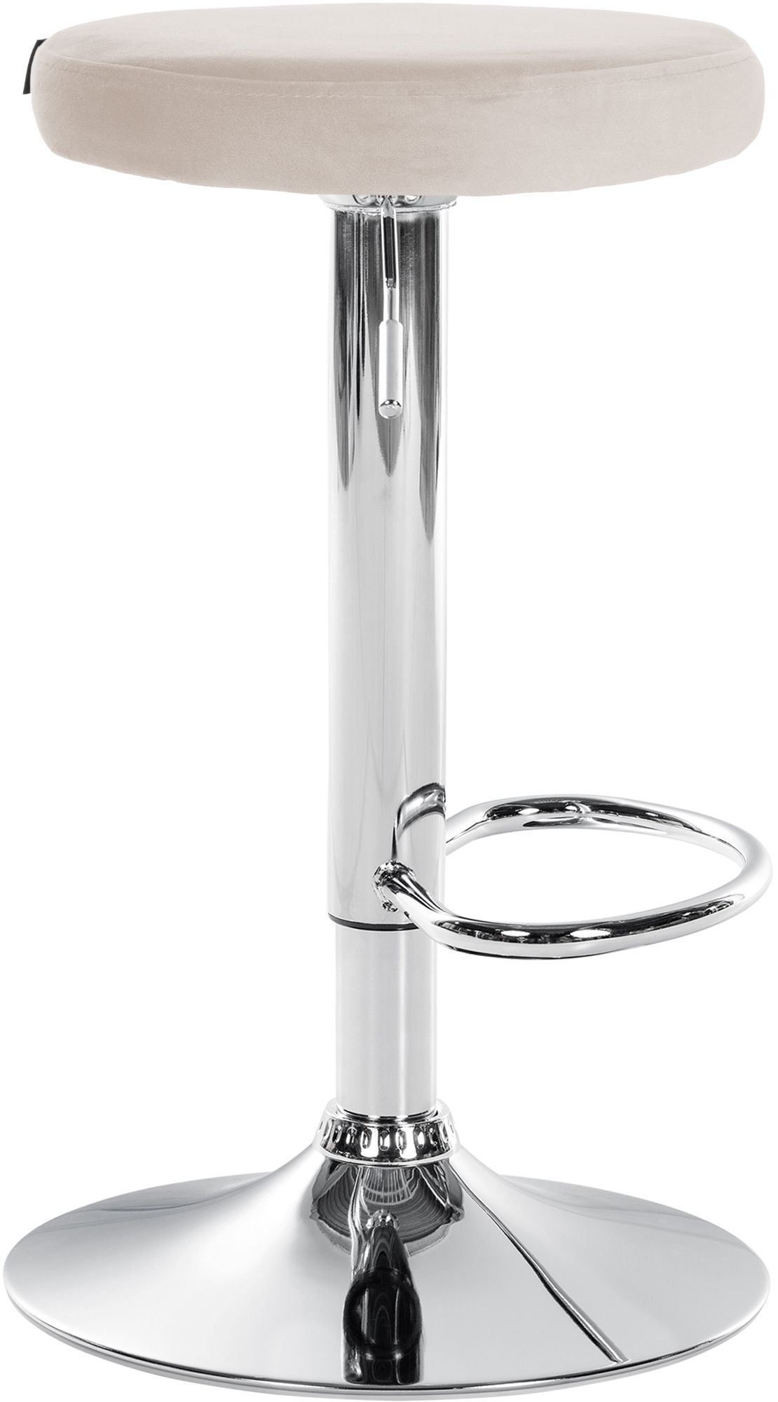 Lot de 2 tabourets de bar Ponte velours