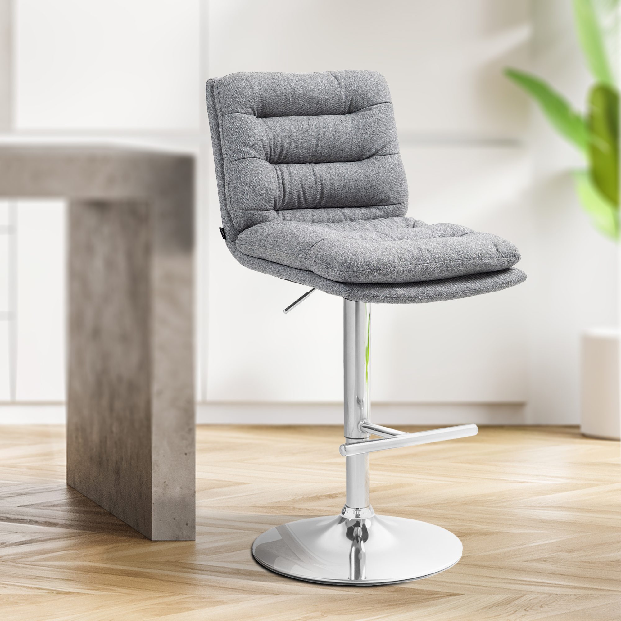 Tabouret de bar Damar Tissu