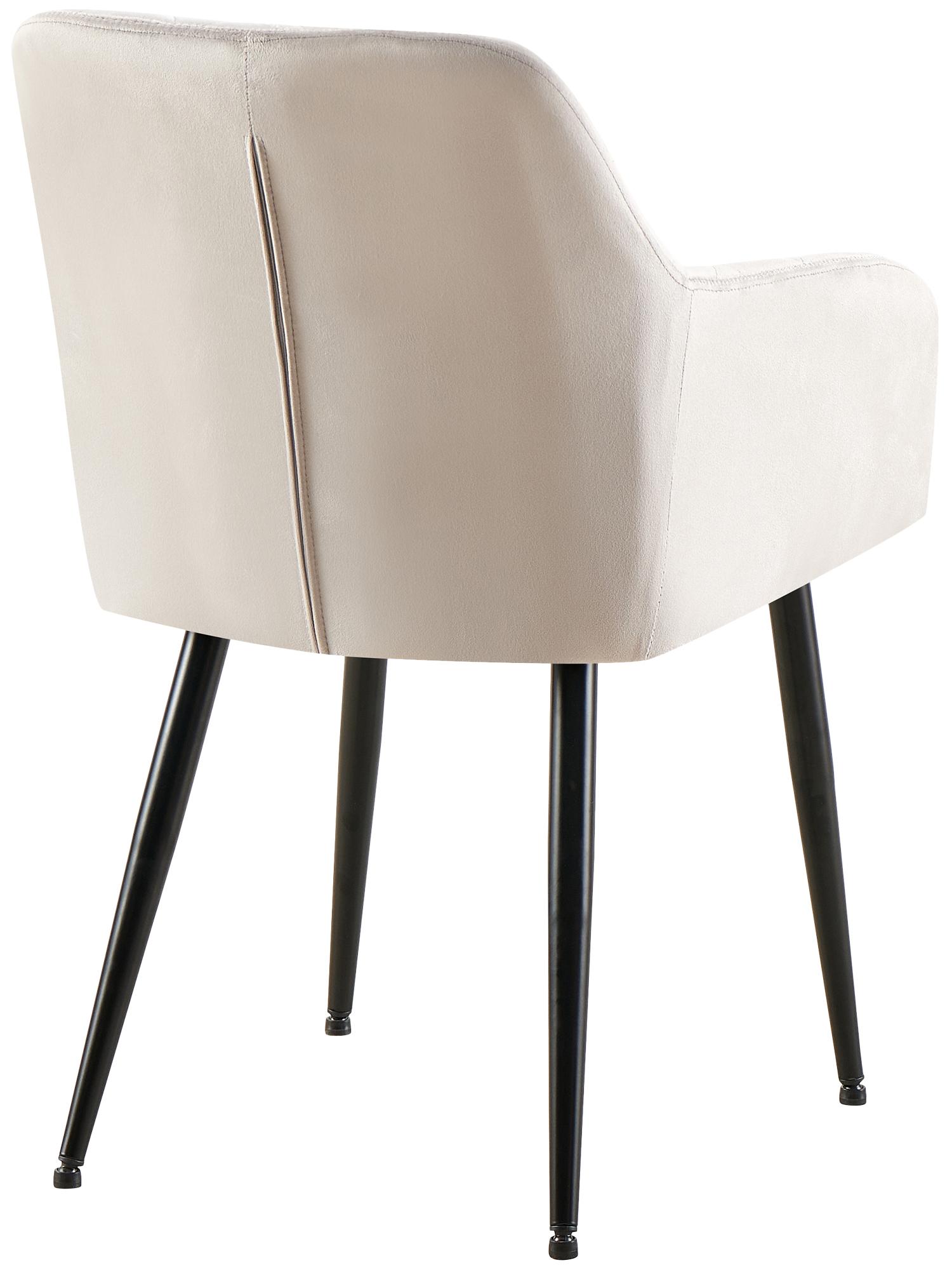 Chaise de salle à manger Monett Velours