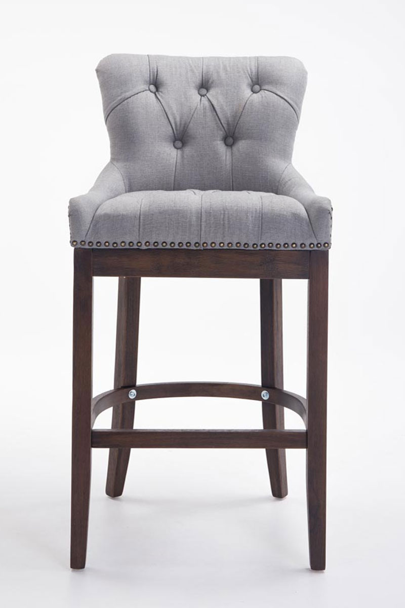 Lot de 2 Tabourets de Bar Lakewood en Tissu