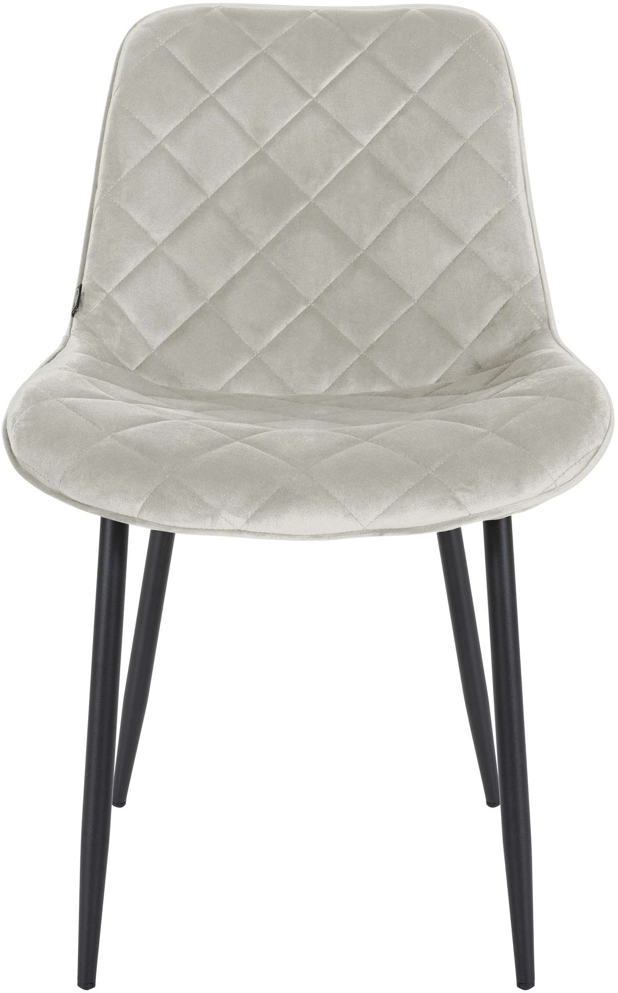 Lot de 4 chaises Springs velours