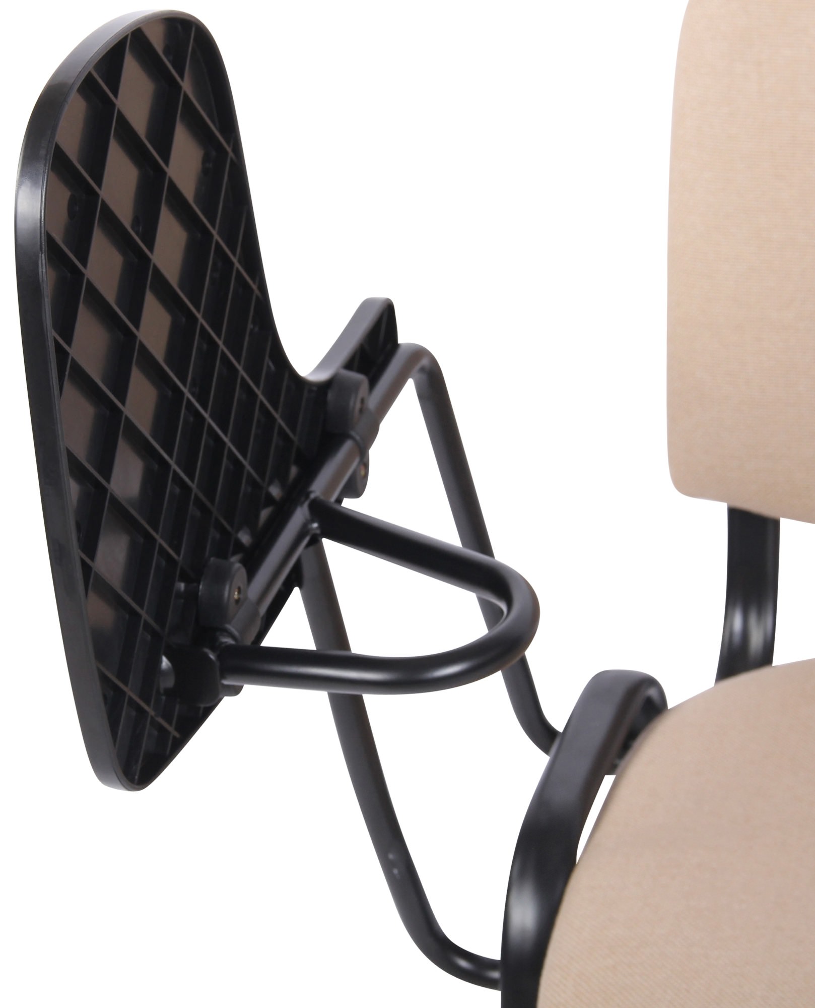Lot de 4 Chaises Ken en tissu avec tablette rabattable